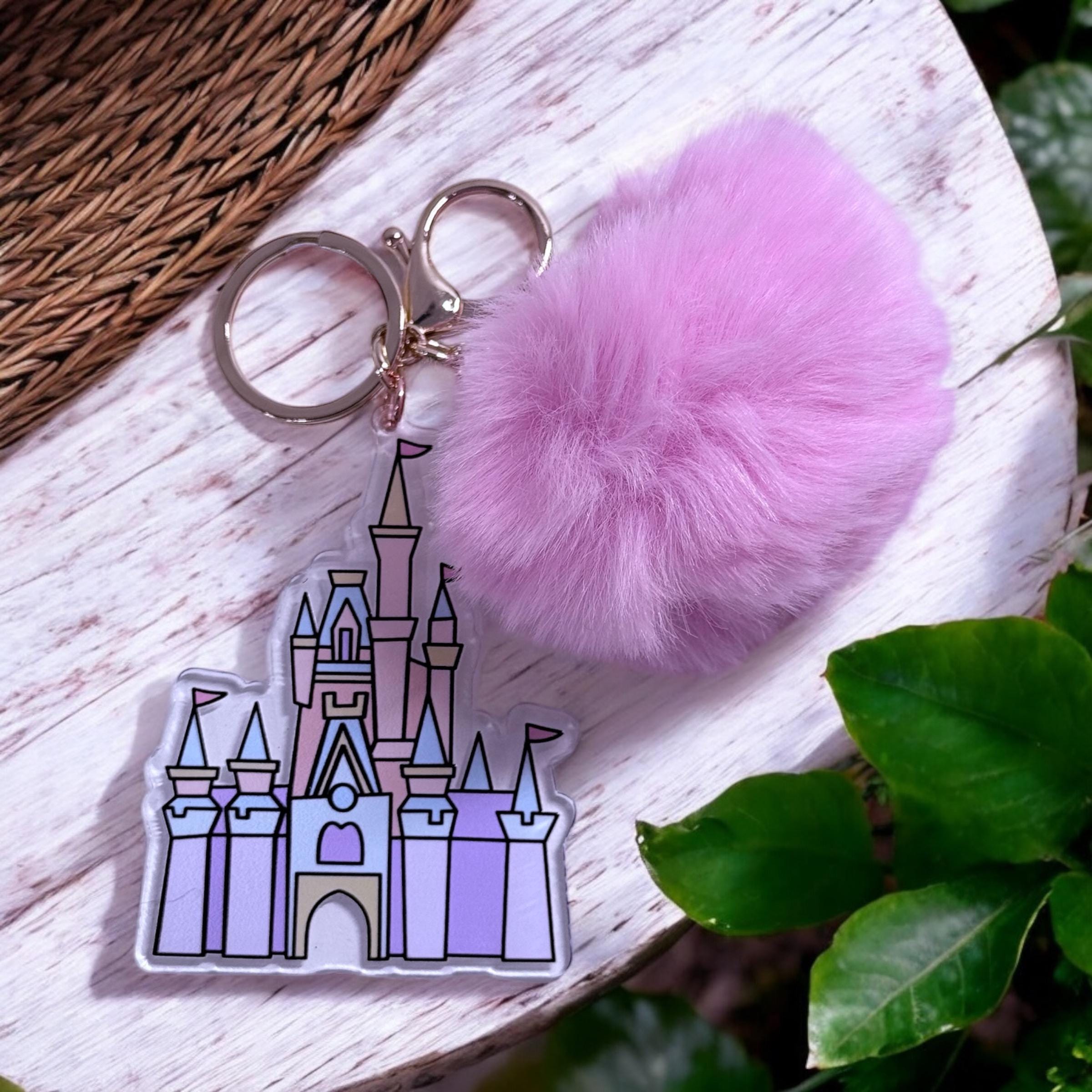 Disney Castle Keychain Bag Tag Cinderella