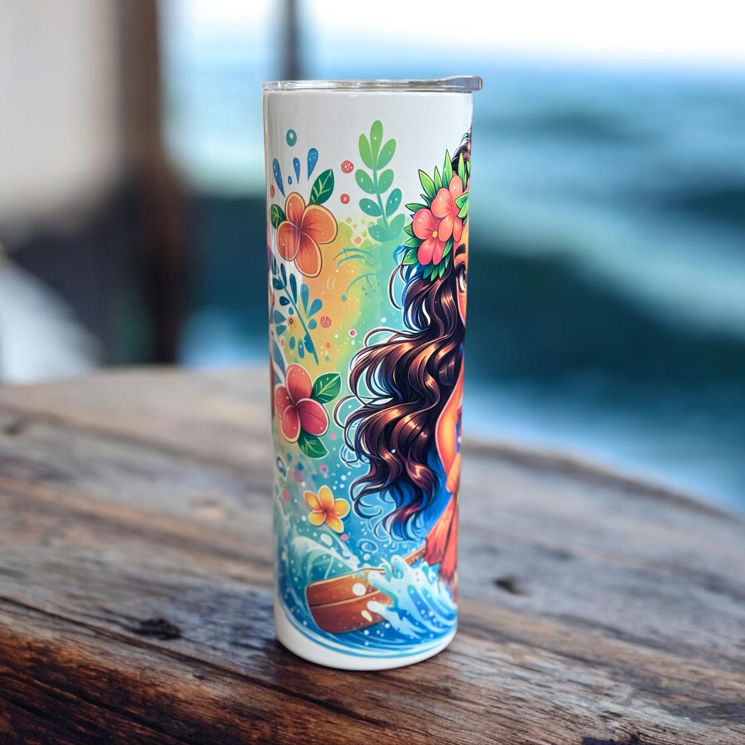 Disney Moana Inspired Tumbler 20 OZ Stainless Steel