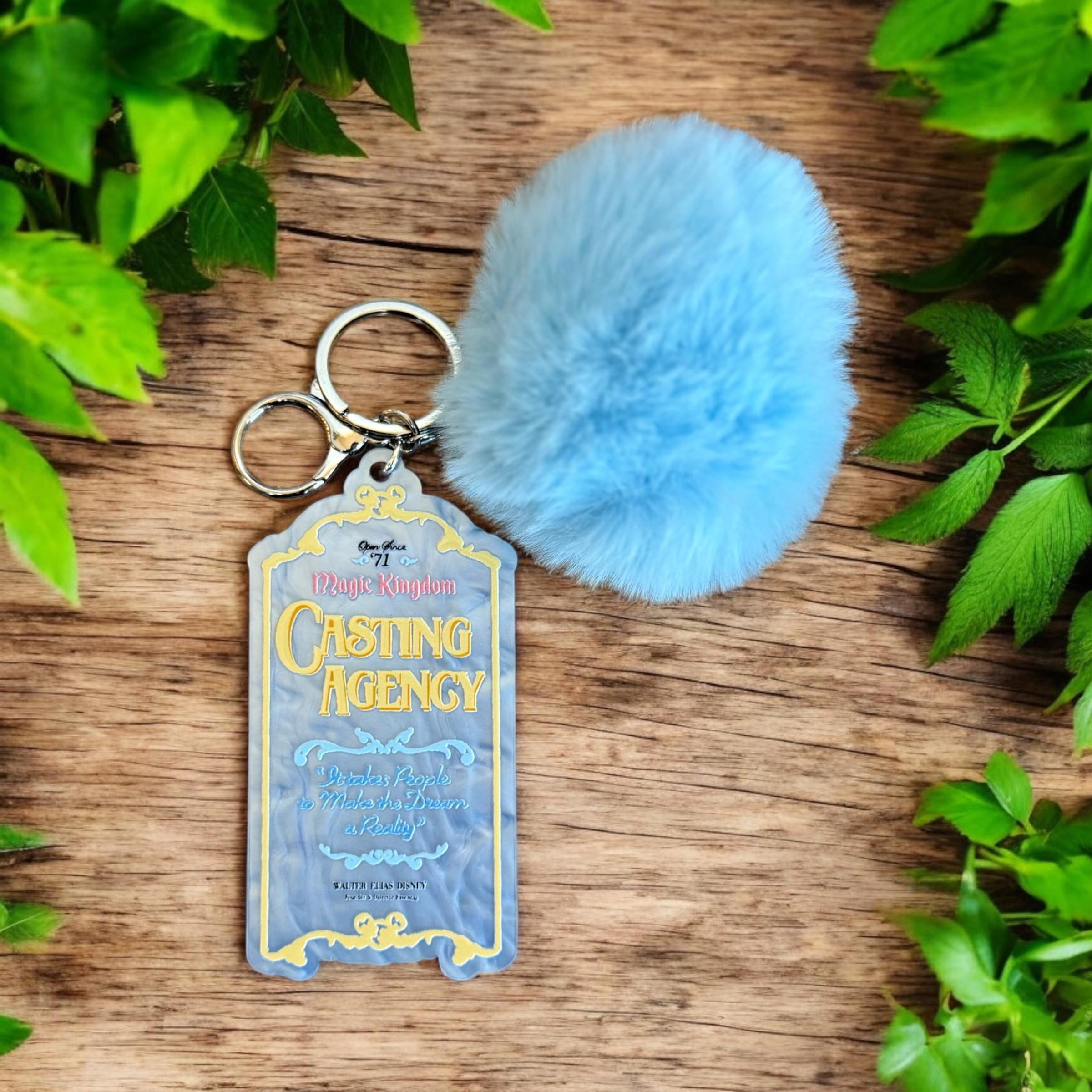 Disney Casting Agency Bag Tag Keychain