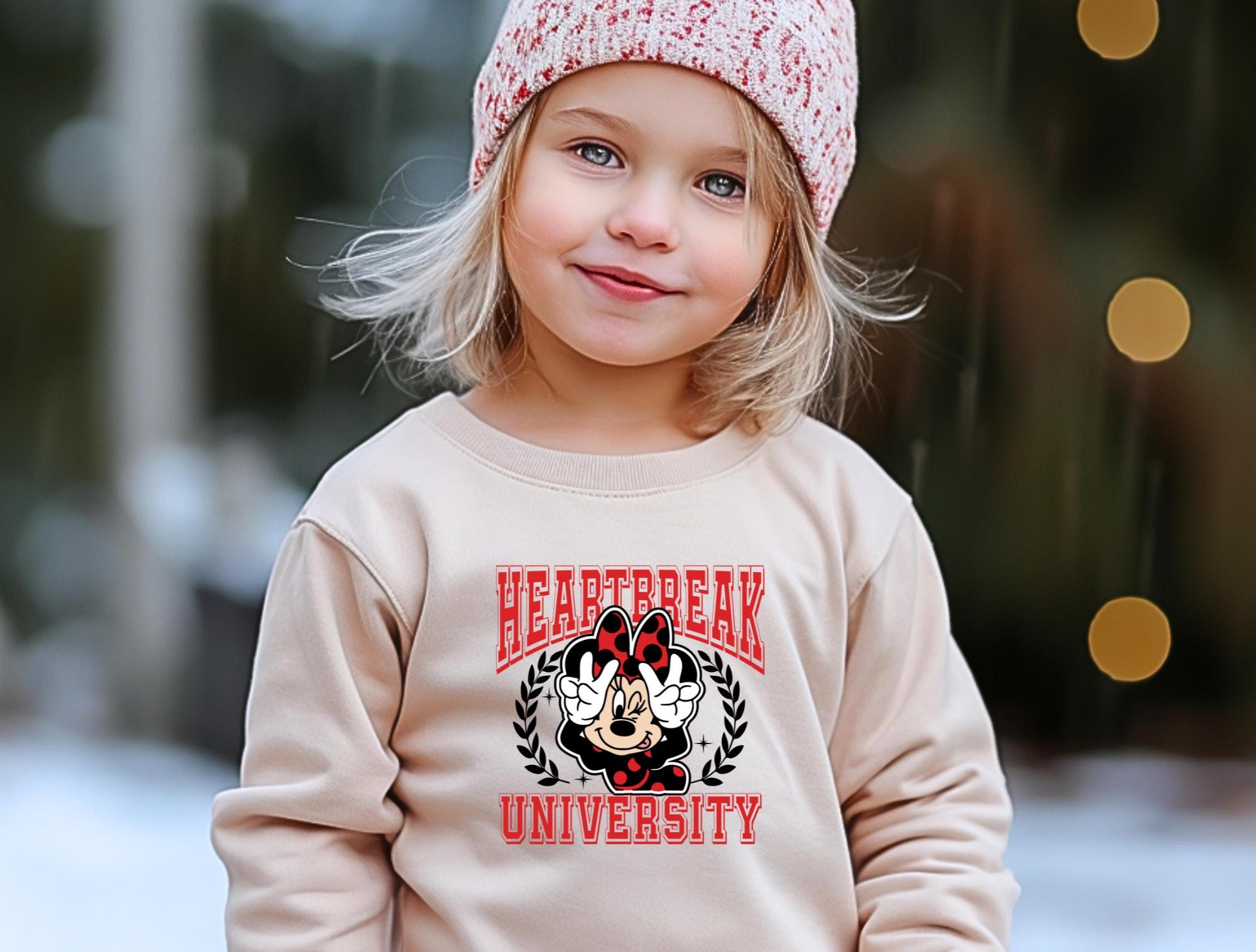 Disney Valentine's Toddler Minnie Mickey T-Shirt Sweatshirt