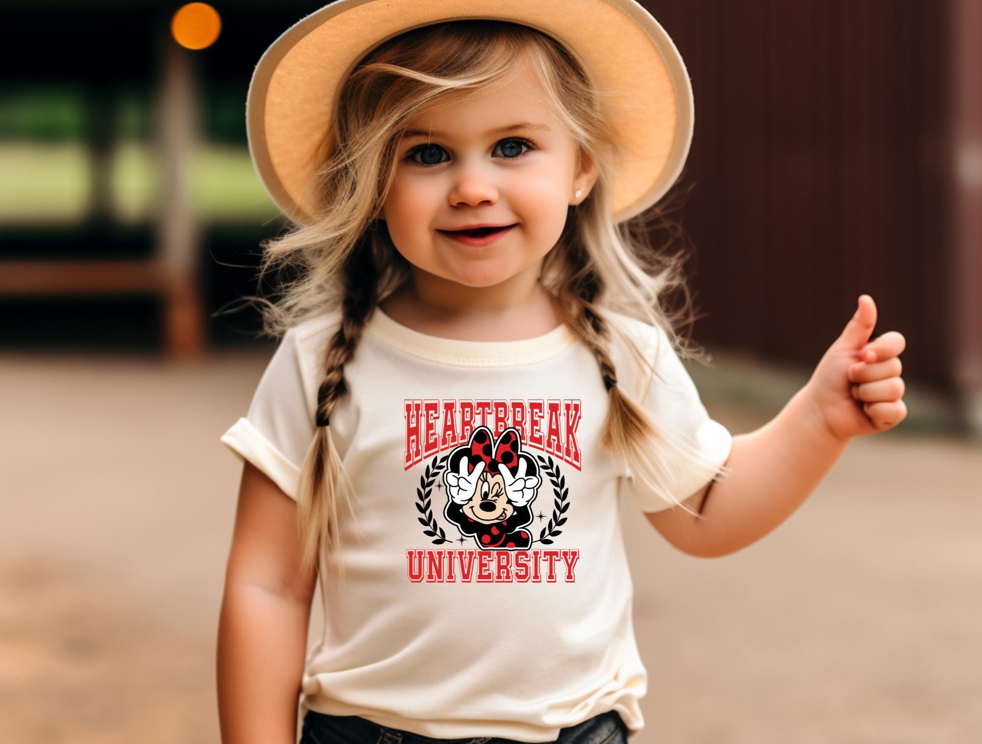 Disney Valentine's Toddler Minnie Mickey T-Shirt Sweatshirt