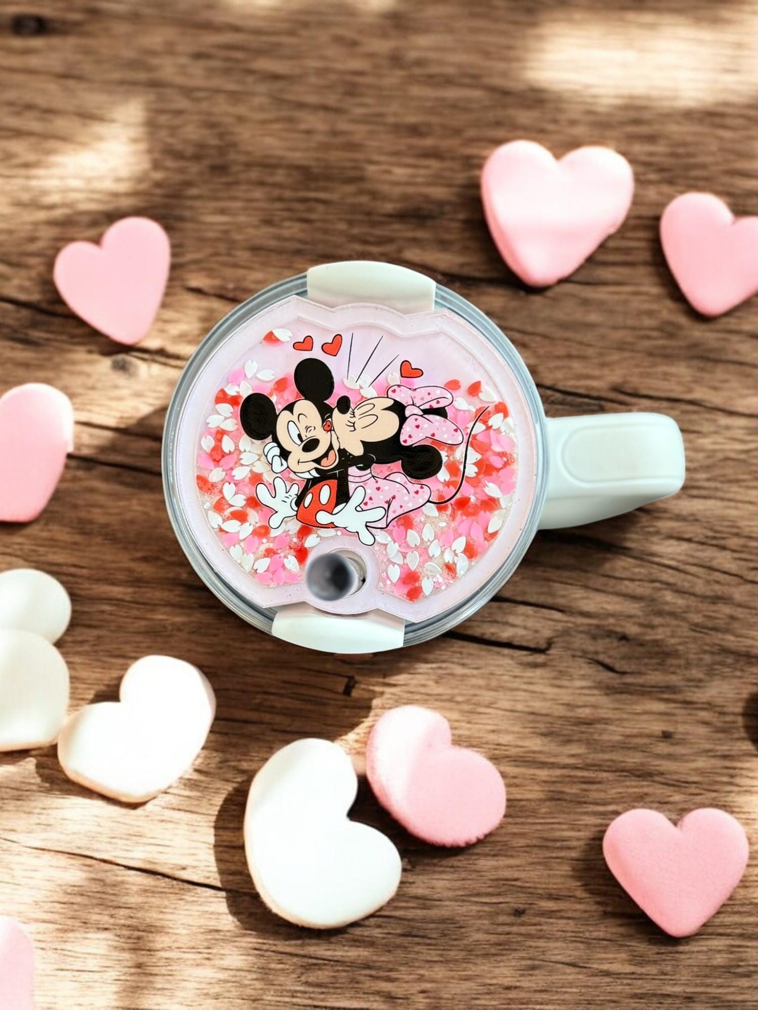 Disney Valentine Mickey Minnie Stanley Shaker Topper