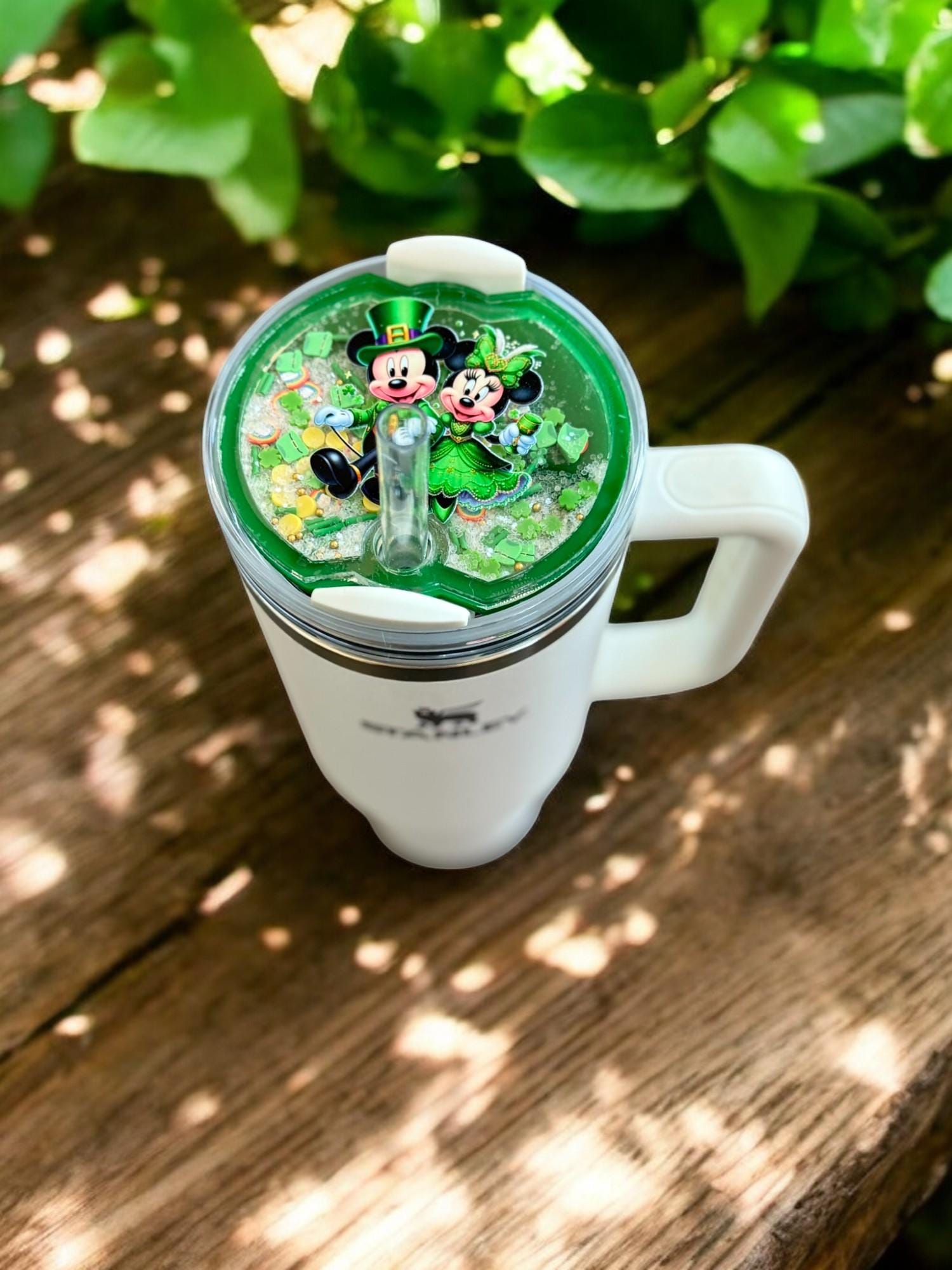 Disney St. Patrick's Mickey Minnie Stanley Shaker Topper