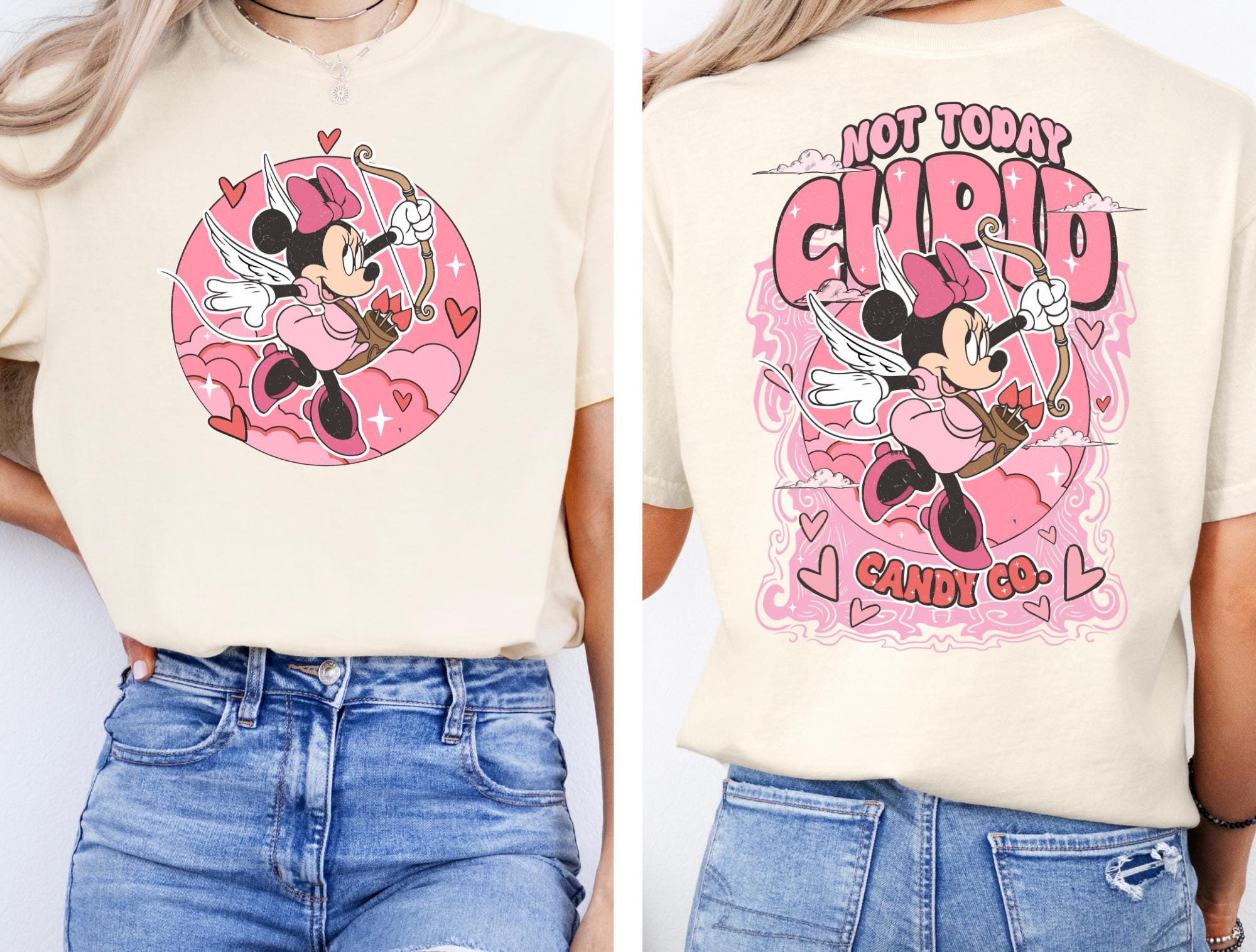 Disney Valentine Minnie Comfort Colors T- Shirt
