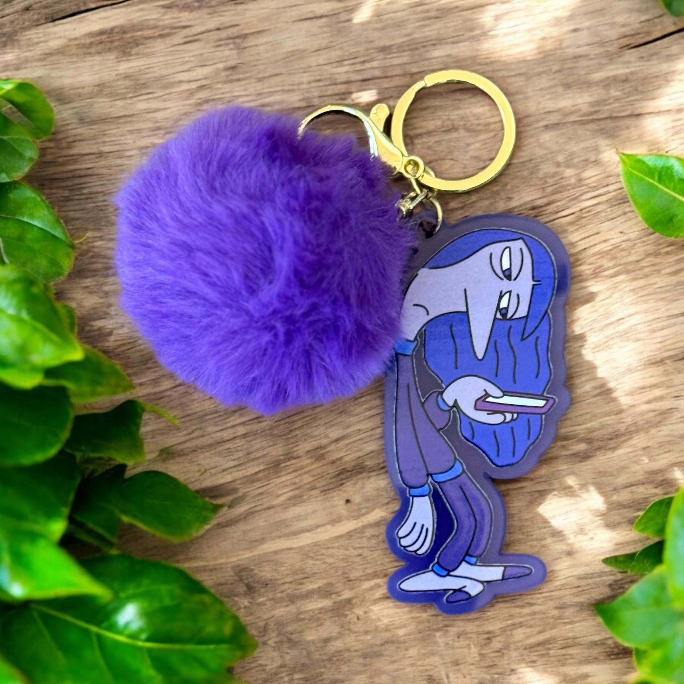 Disney Inside Out Ennui Keychain/Bag Tag