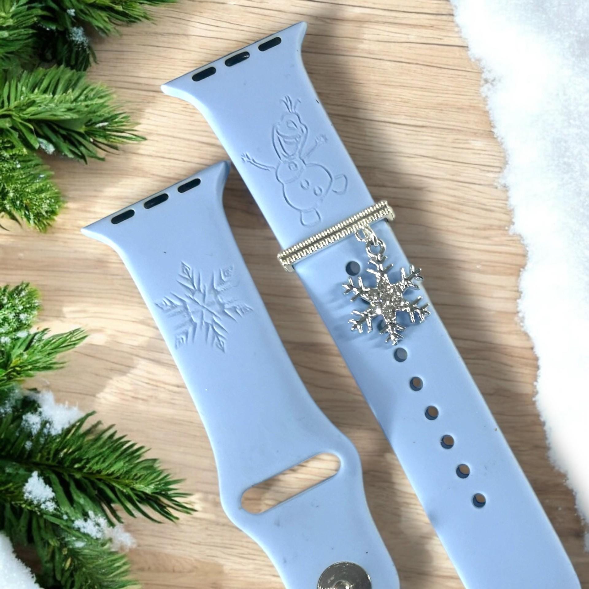 Disney Frozen Olaf Apple Watch Band With Charms