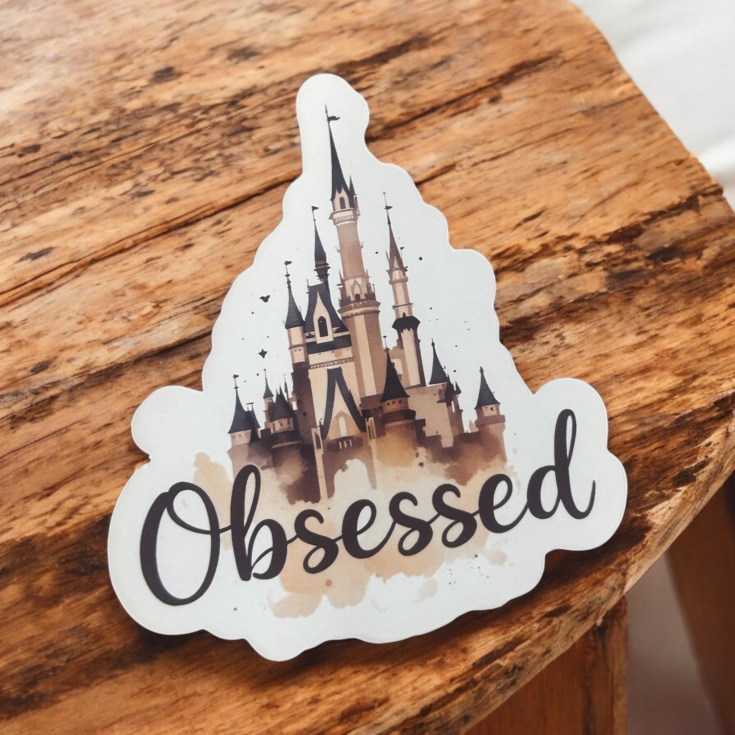 Disney Castle Sticker Disney Obsessed Sticker