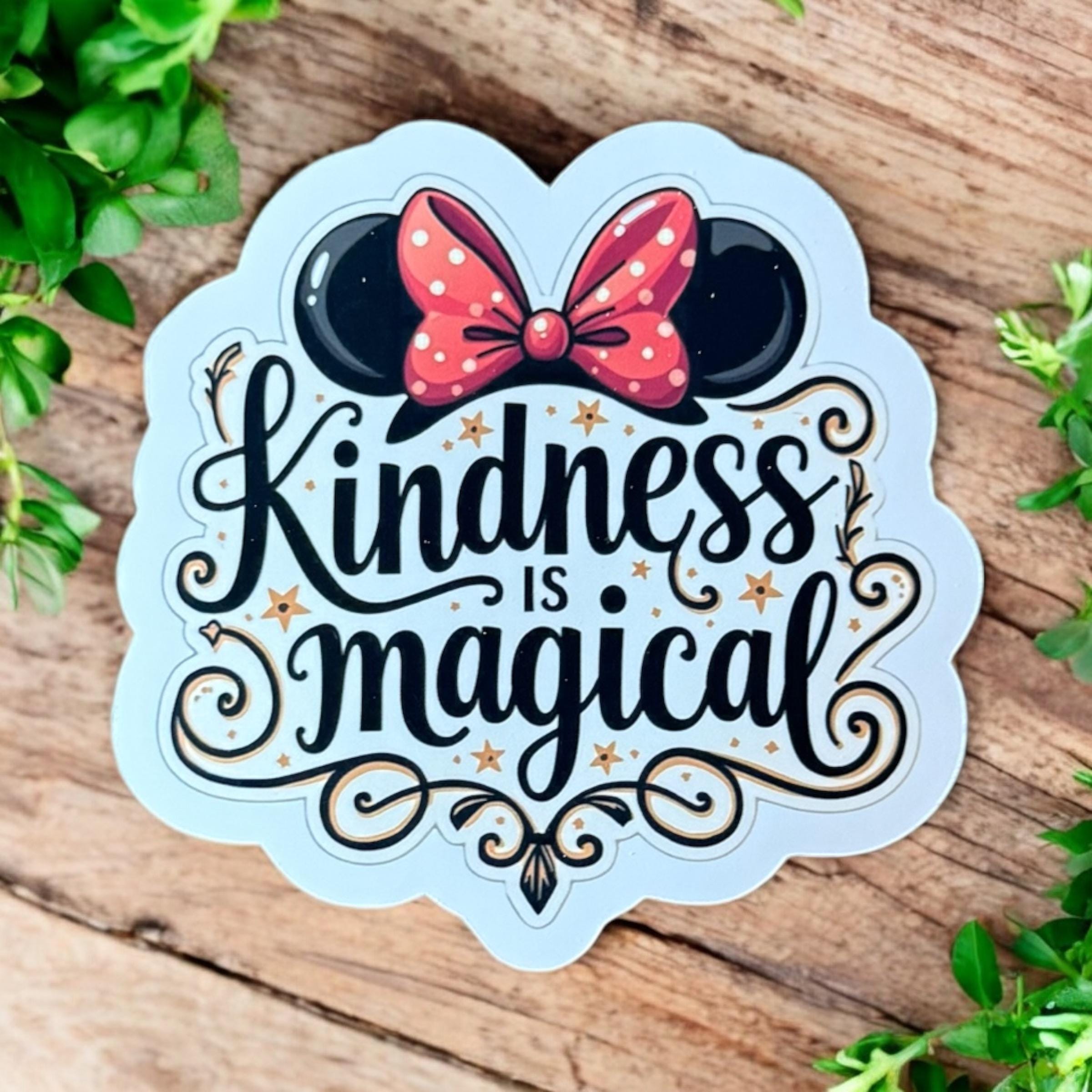 Disney Mickey Minnie Kindness is Magical Sticker