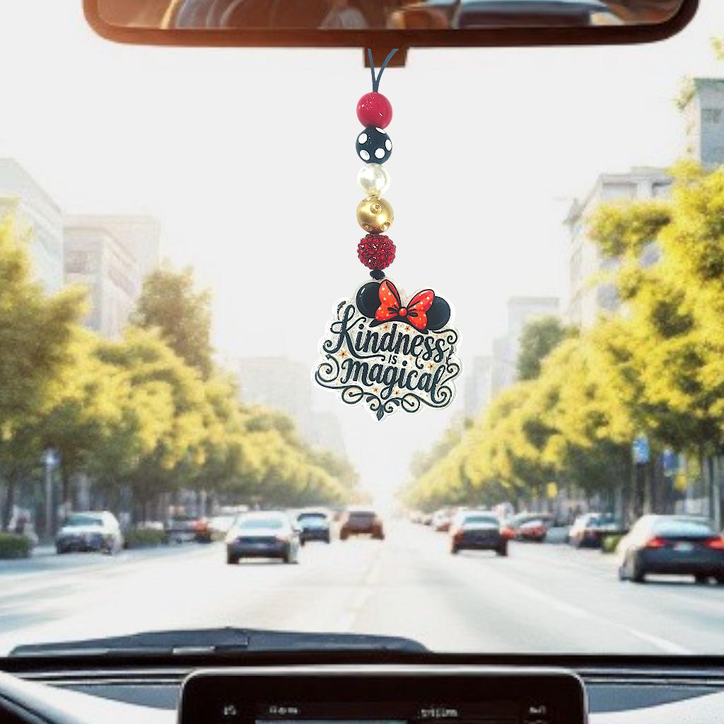 Disney Mickey Minnie Kindness Car Charm