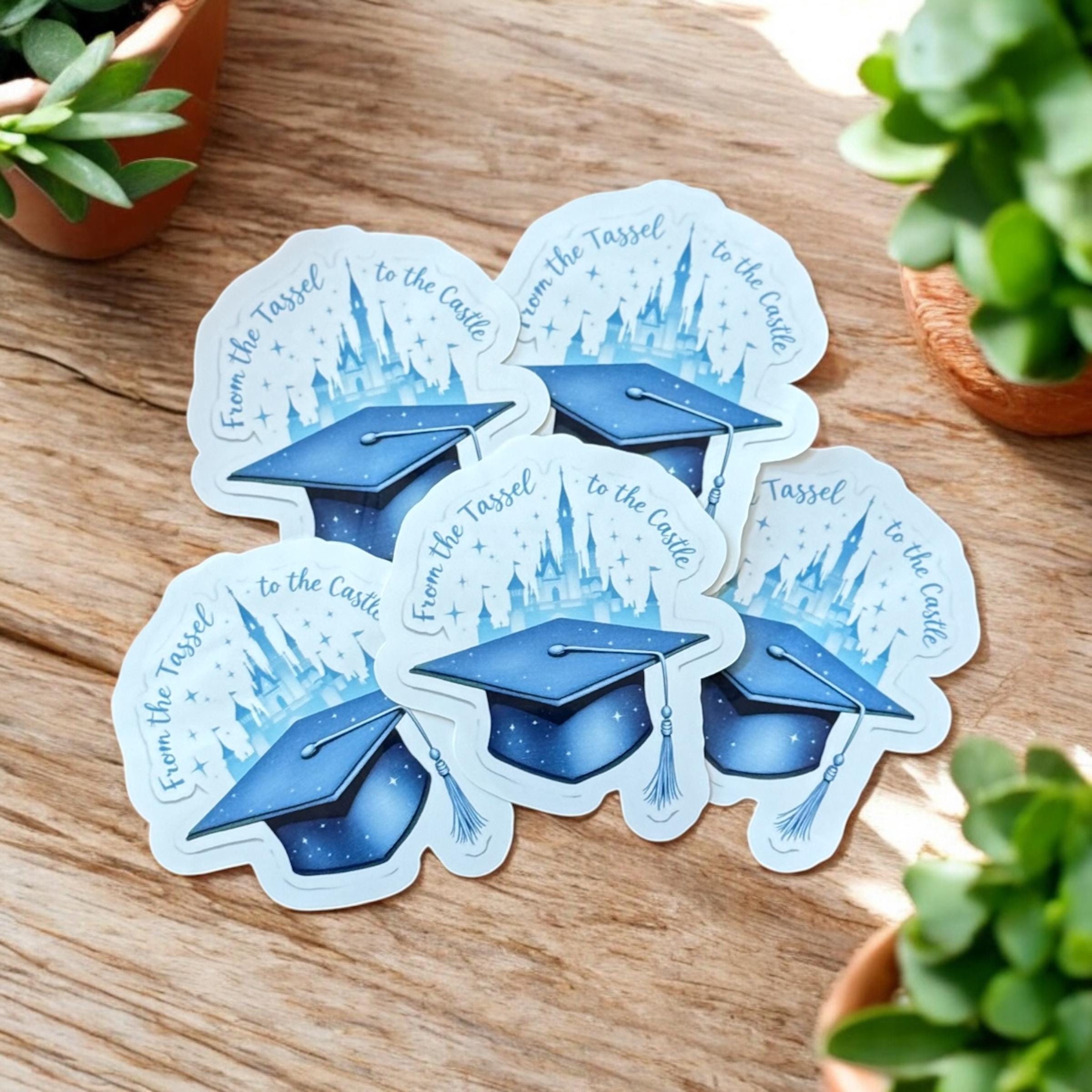 Disney Tassel to the Castle Sticker Graduation Class of 2025