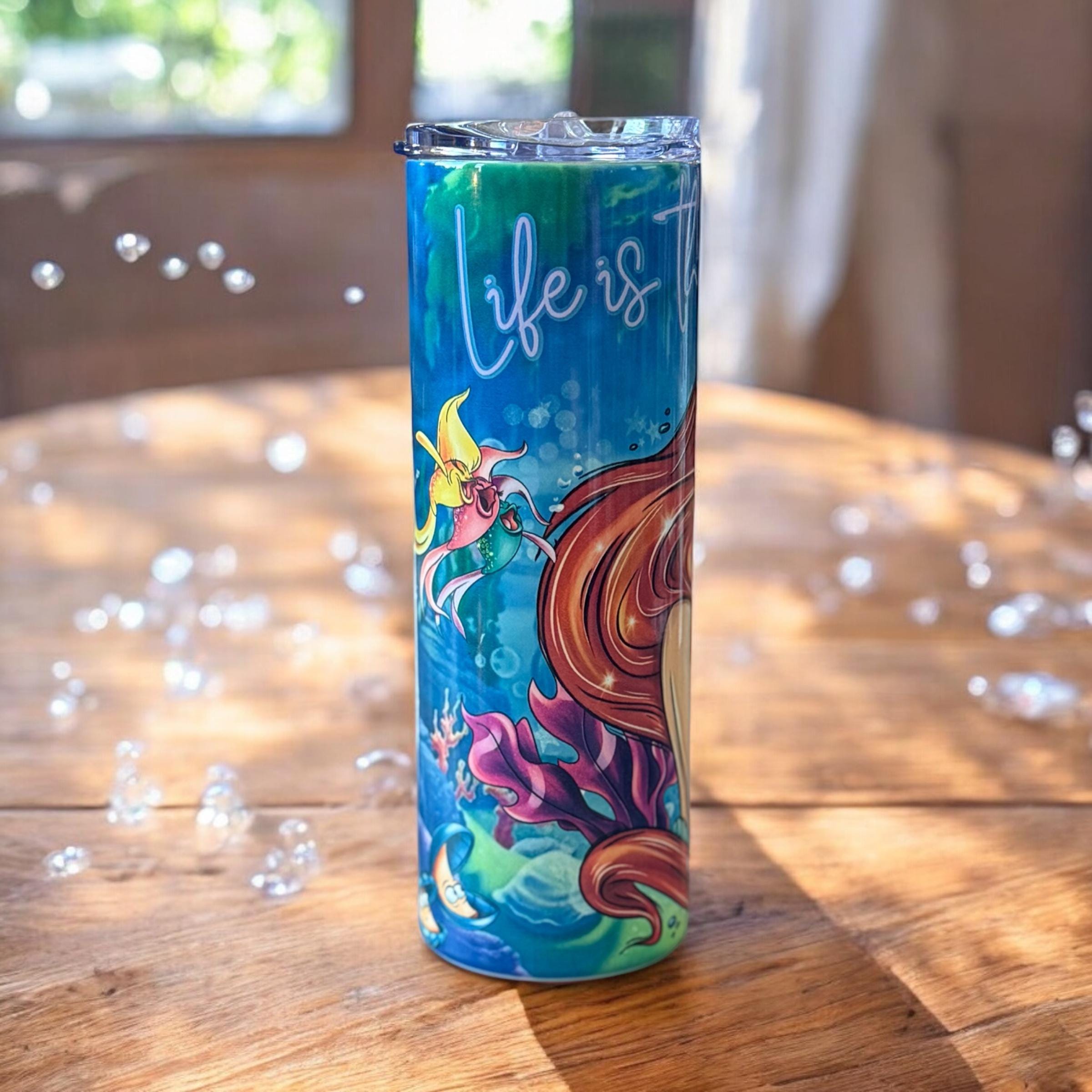 Disney Little Mermaid Ariel Tumbler 20 OZ Stainless Steel Cup