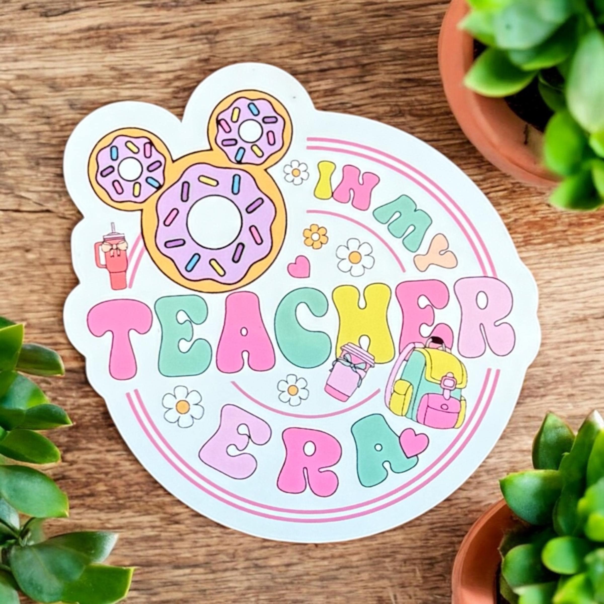 Disney Snacks Mickey Teacher Sticker
