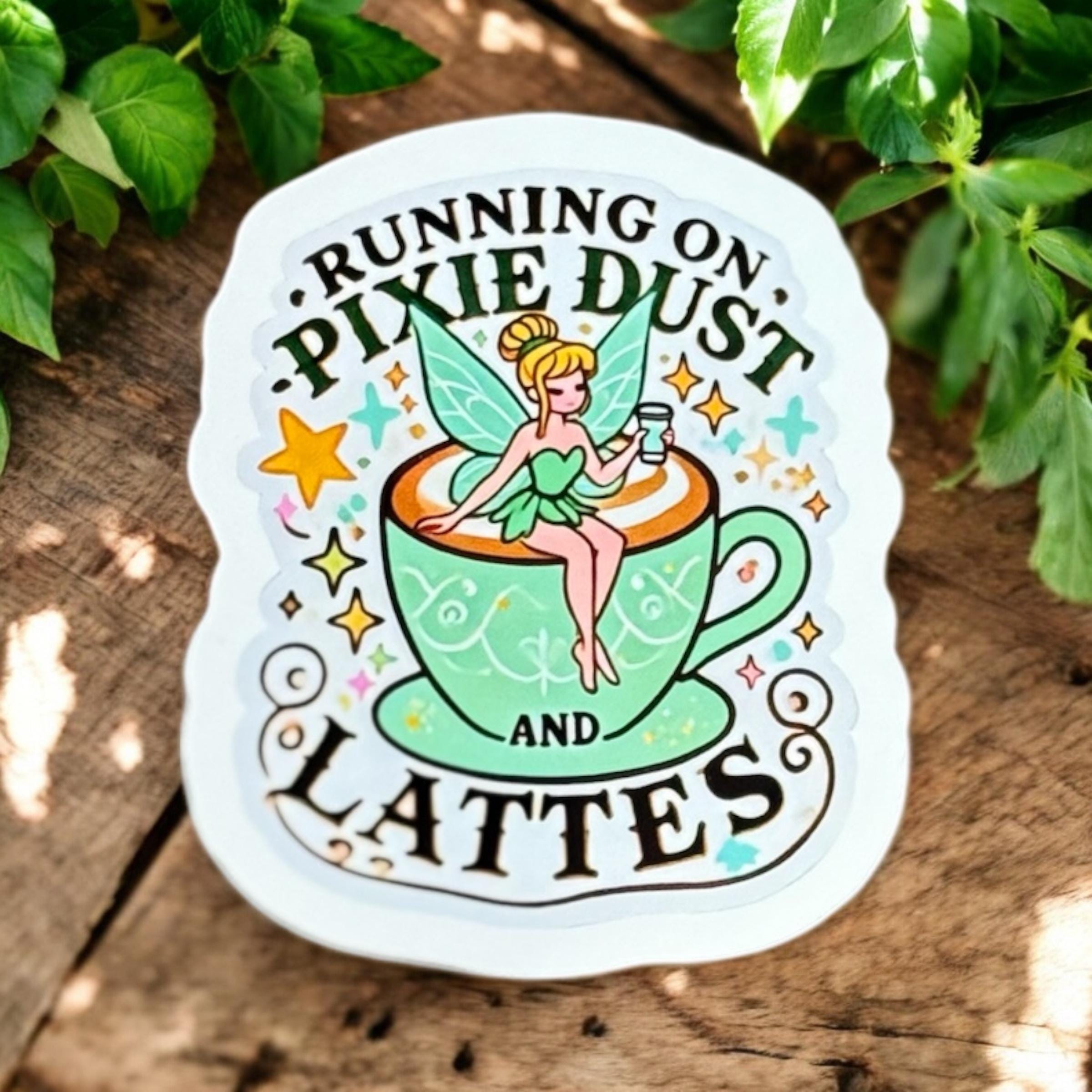 Disney Tinkerbell Coffee Pixie Dust Sticker