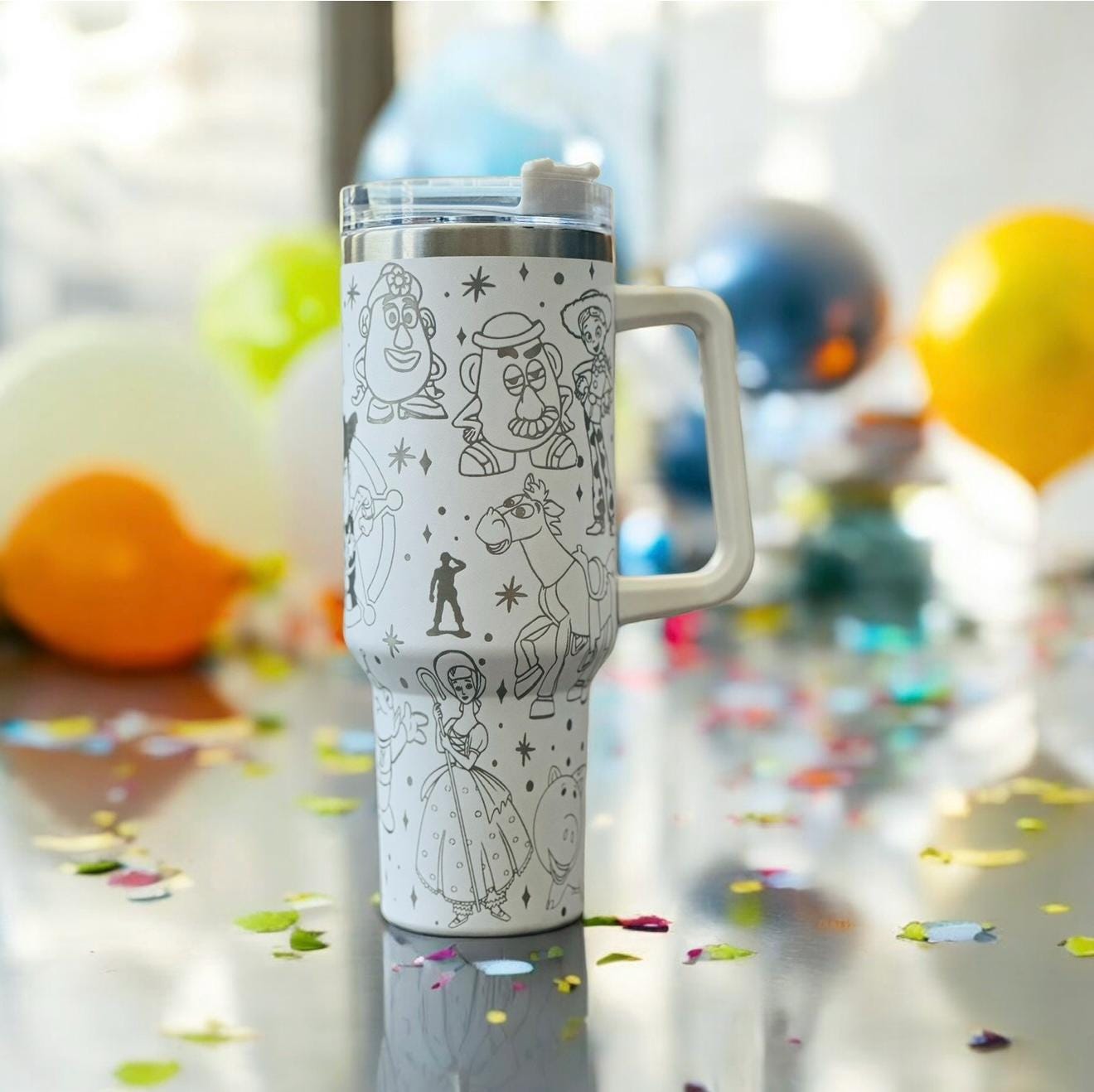 Disney Toy Story Engraved Stanley Style Tumbler 40 OZ