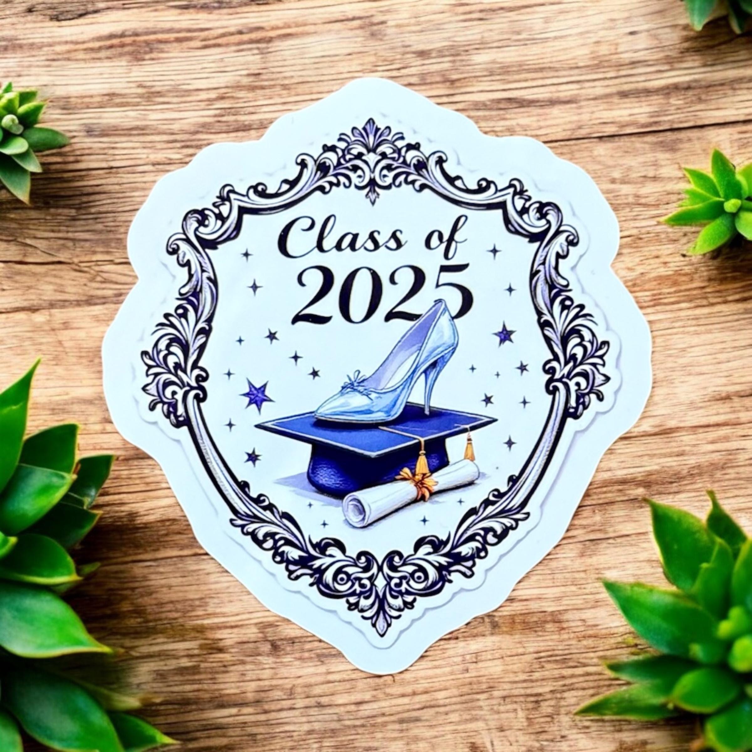 Disney Class of 2025 Sticker Cinderella Castle Graduation