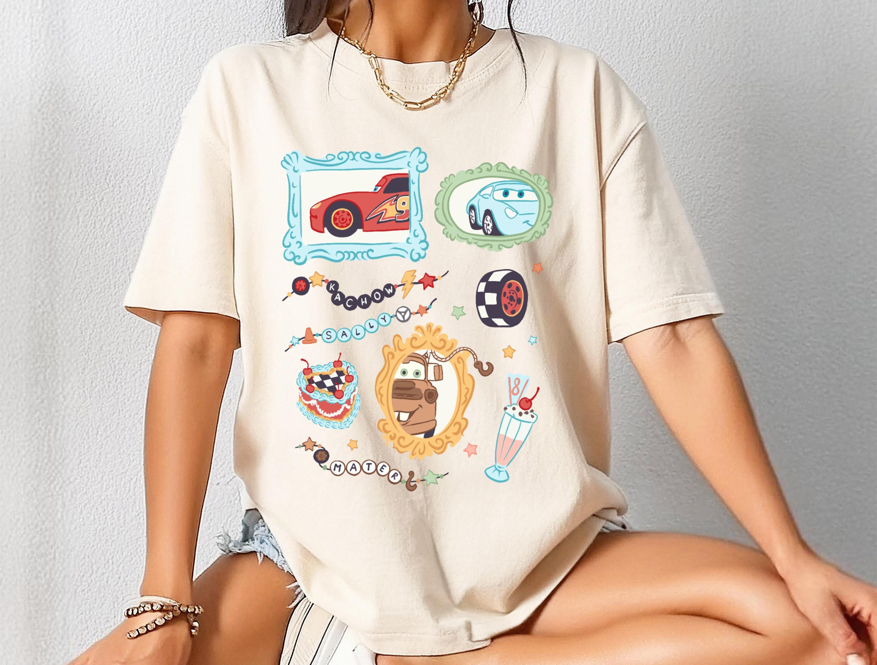 Disney Cars T-Shirt Mater Lightening McQueen Shirt