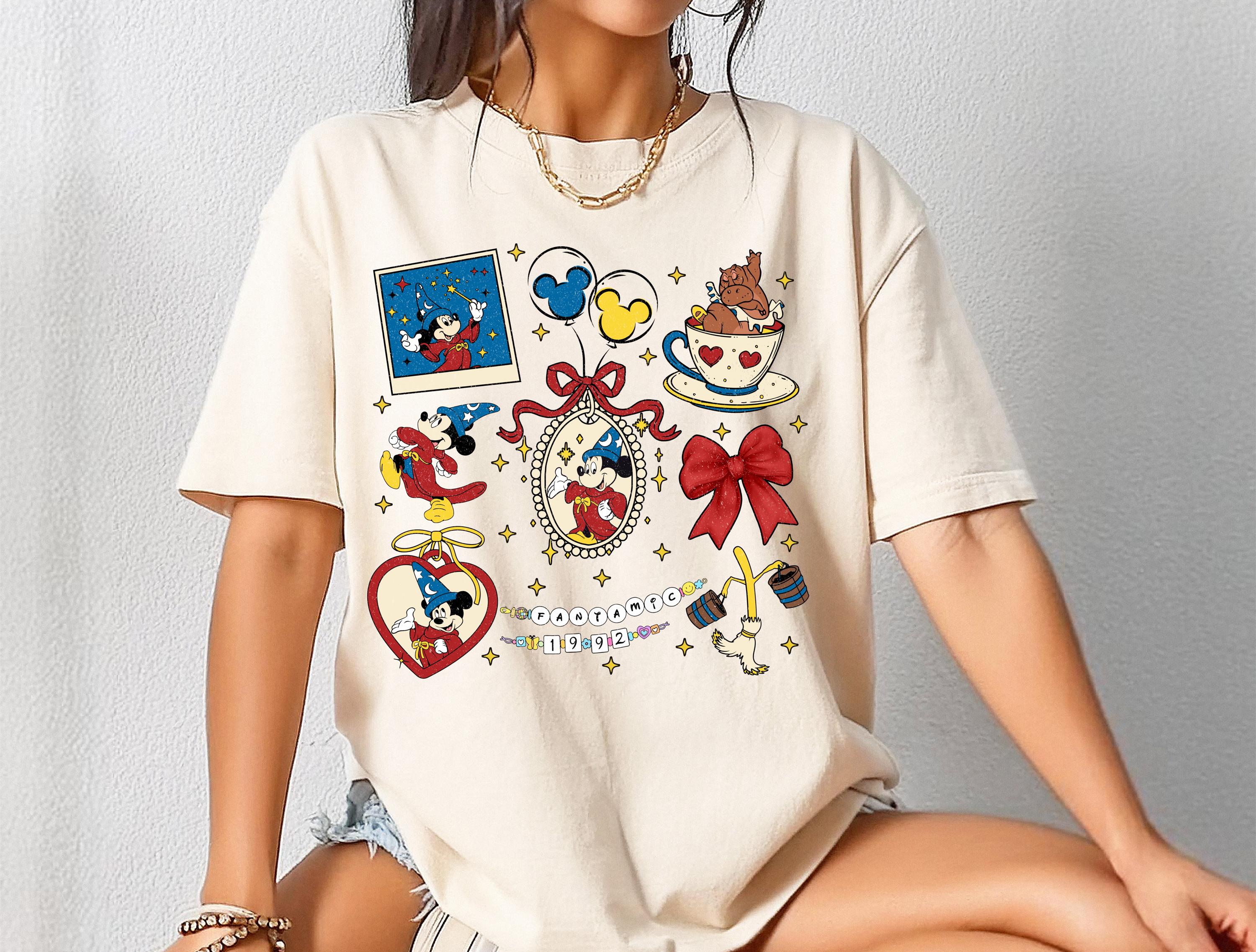 Disney Mickey Fantasmic T-Shirt Comfort Color Fantasia Coquette