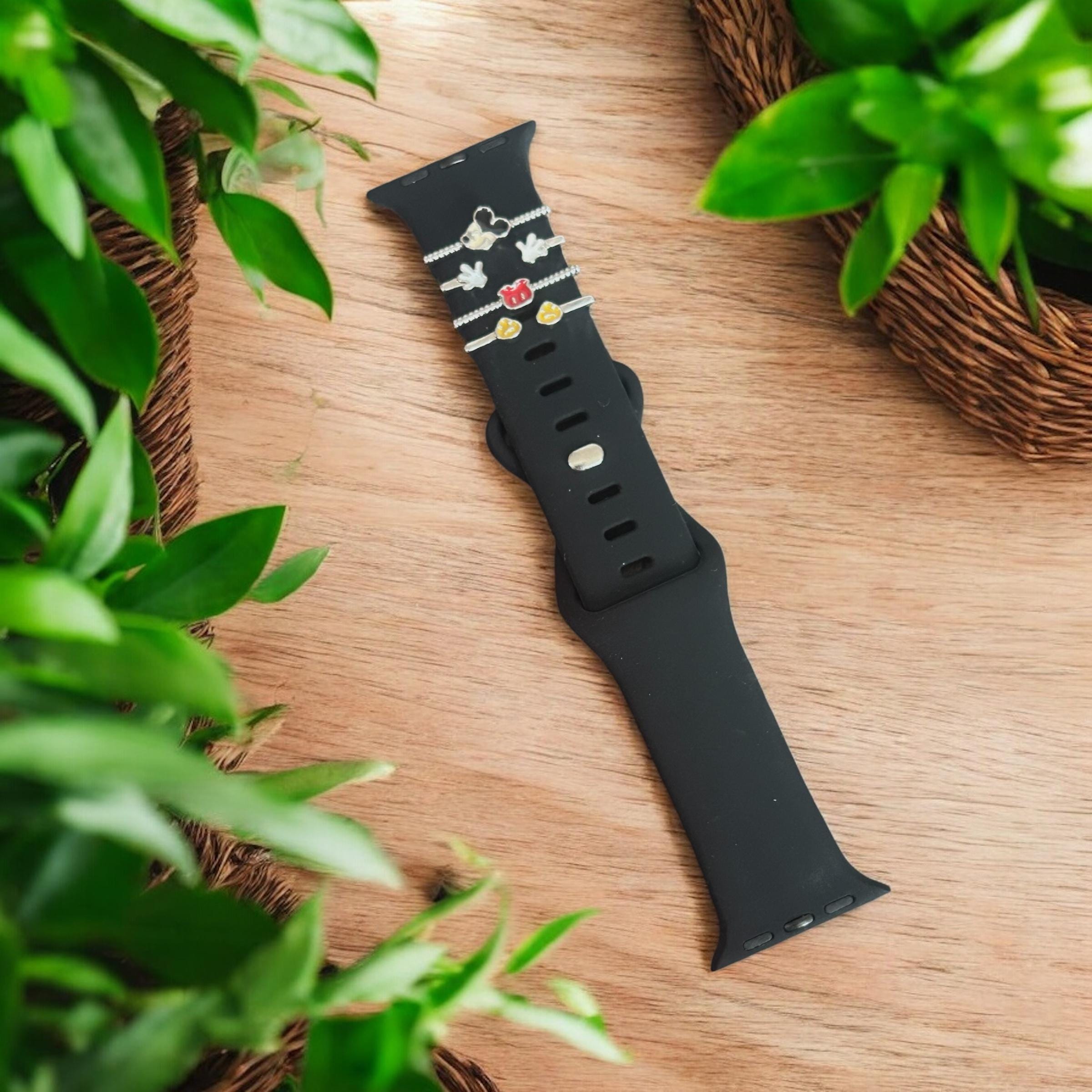 Disney Mickey Mouse Apple Watch Band With Charms