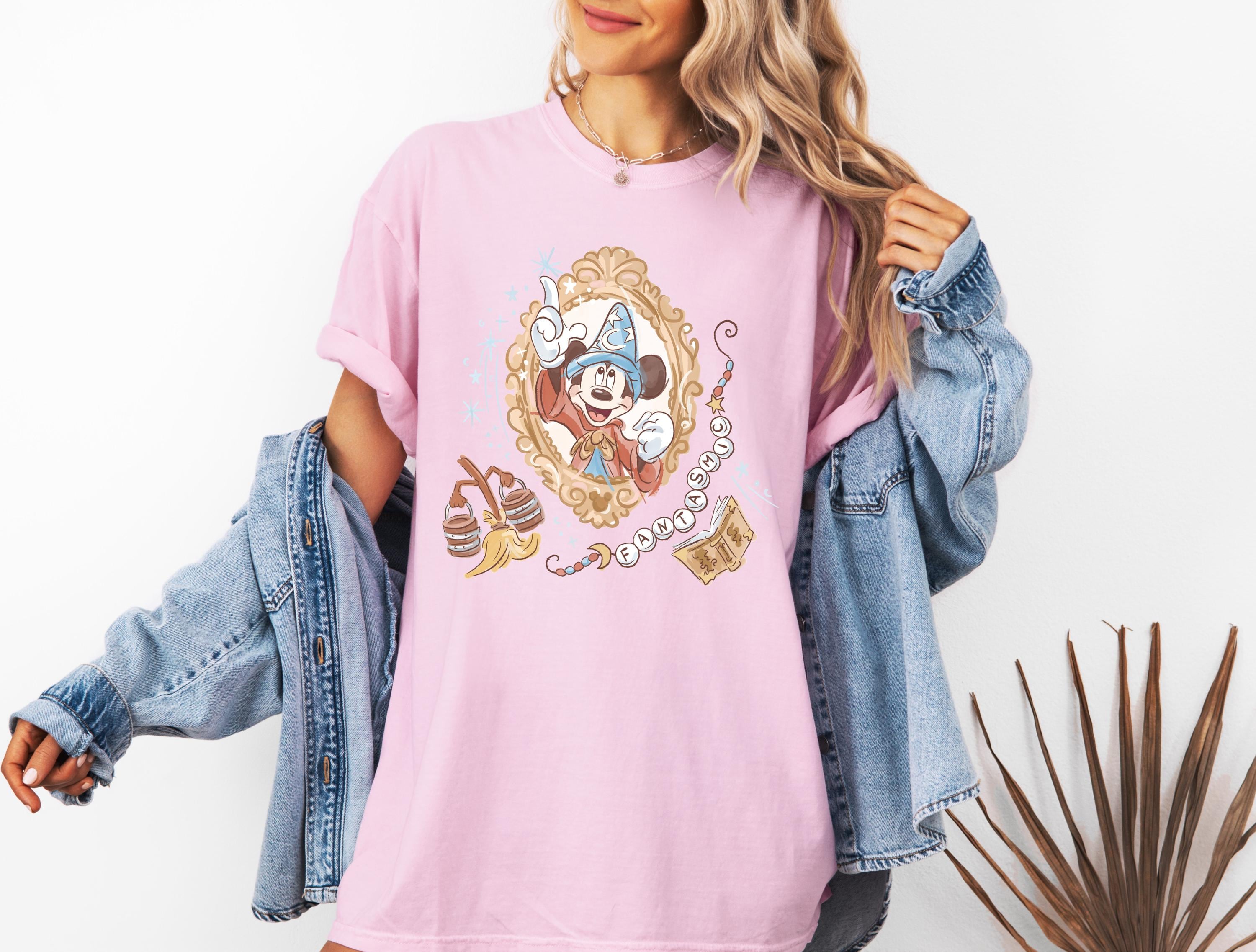 Disney Mickey Fantasmic T-Shirt Comfort Color Sorcerer