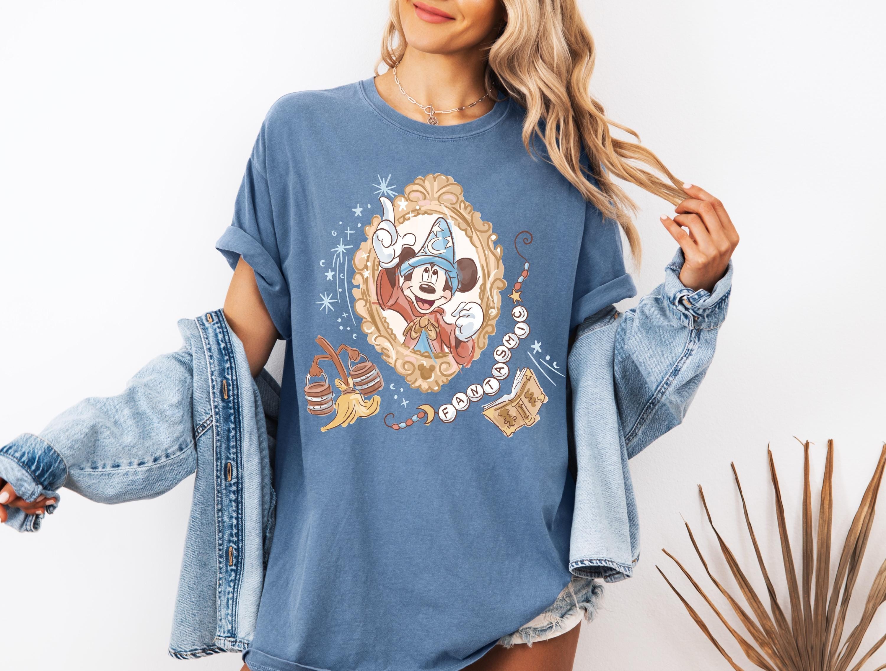 Disney Mickey Fantasmic T-Shirt Comfort Color Sorcerer