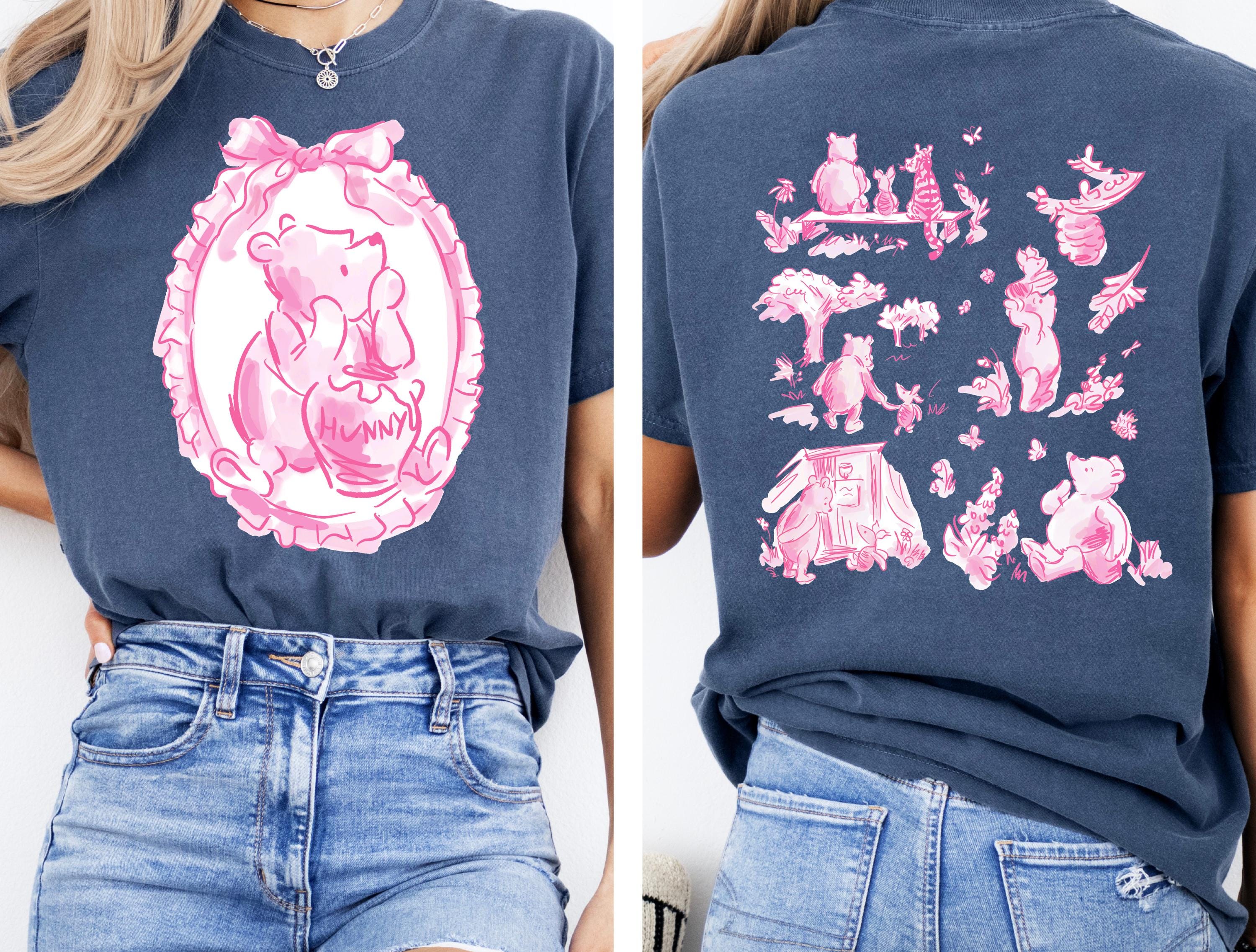 Disney Pooh Comfort Color T-Shirt Pooh and Friends Coquette
