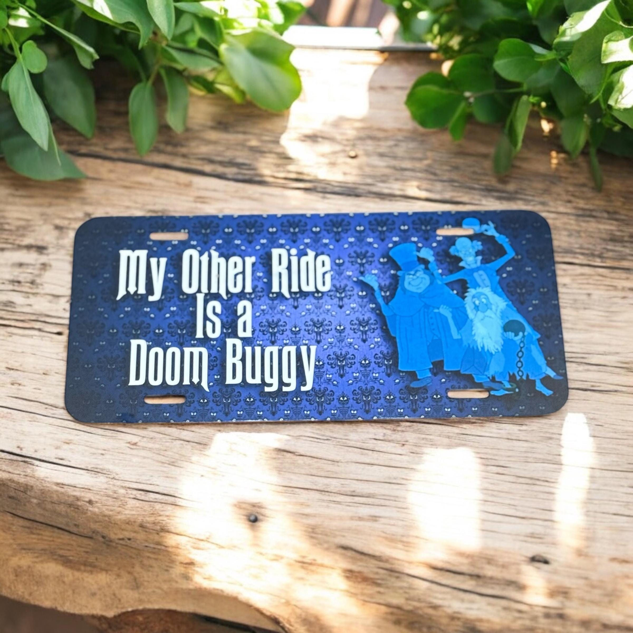 Disney Haunted Mansion License Plate Doom Buggy Cover