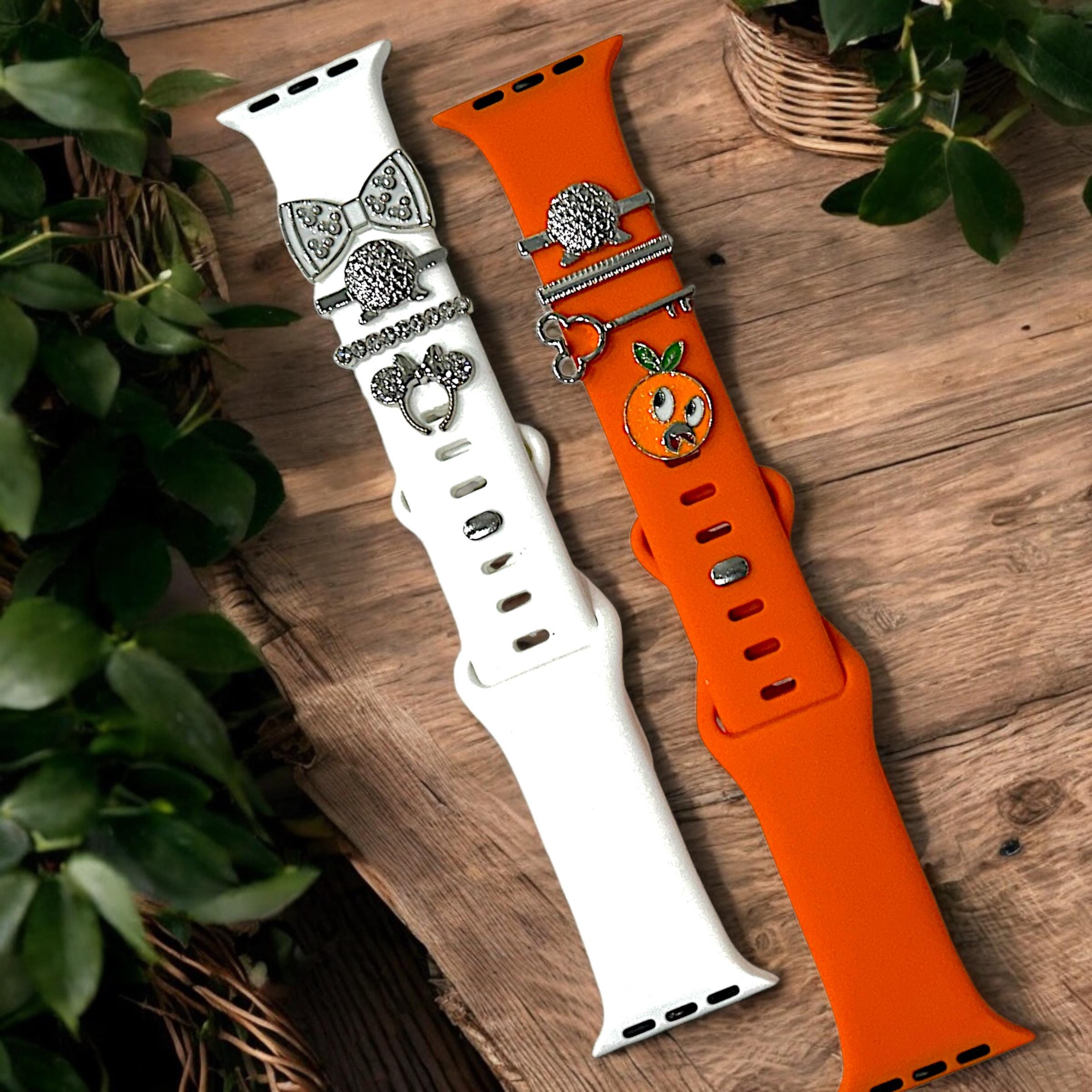 Disney Epcot Orange Bird Apple Watch Band With Charms
