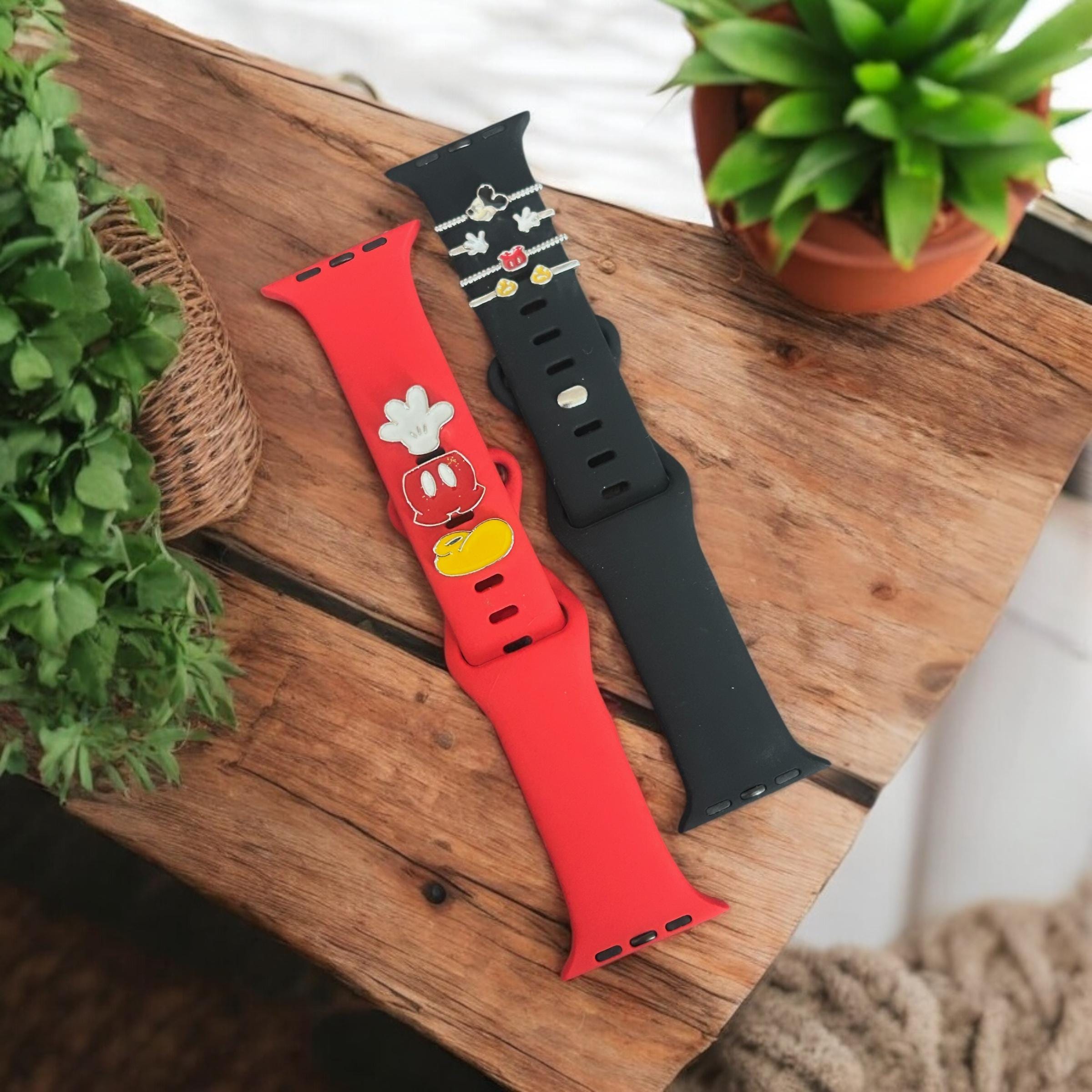 Disney Mickey Mouse Apple Watch Band With Charms