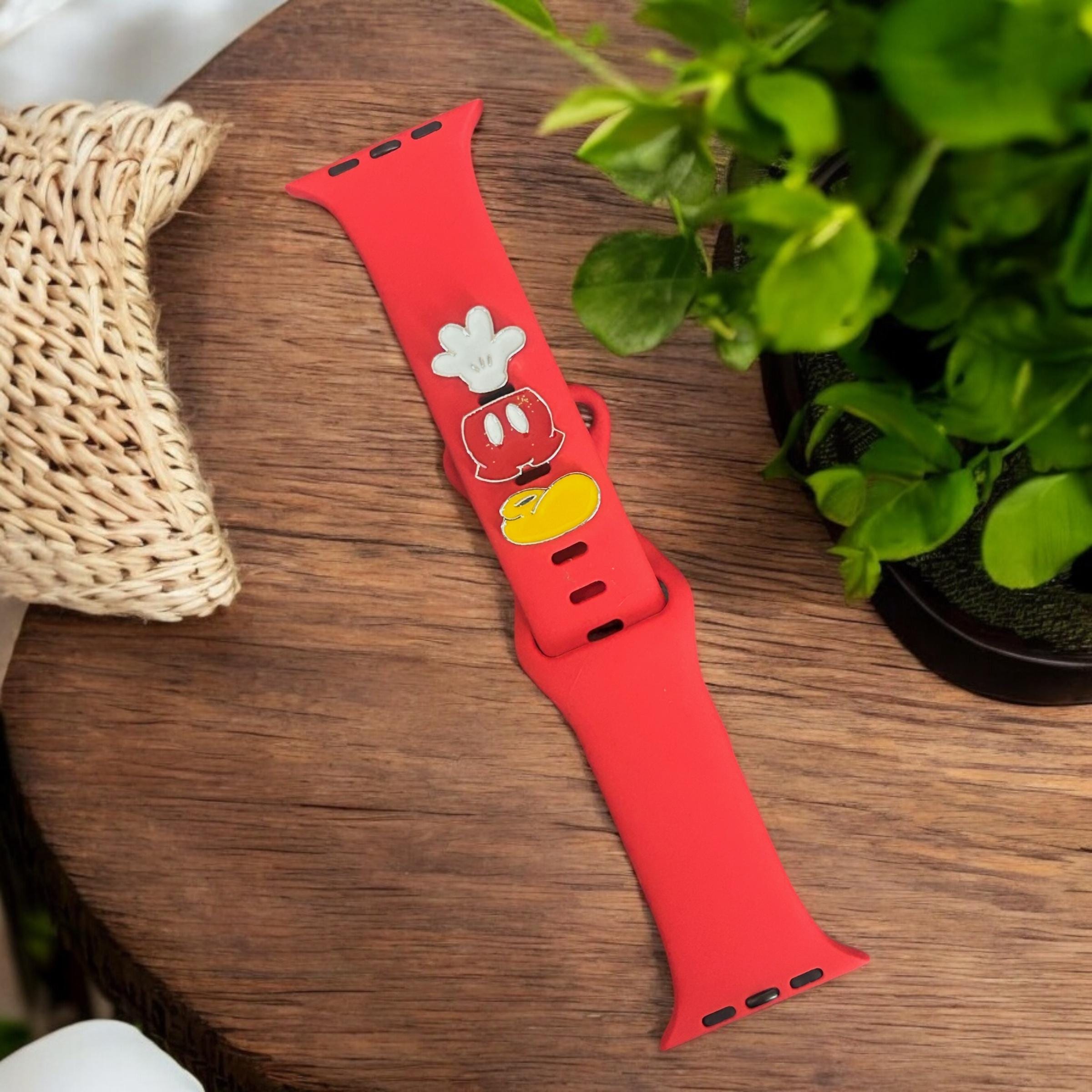 Disney Mickey Mouse Apple Watch Band With Charms