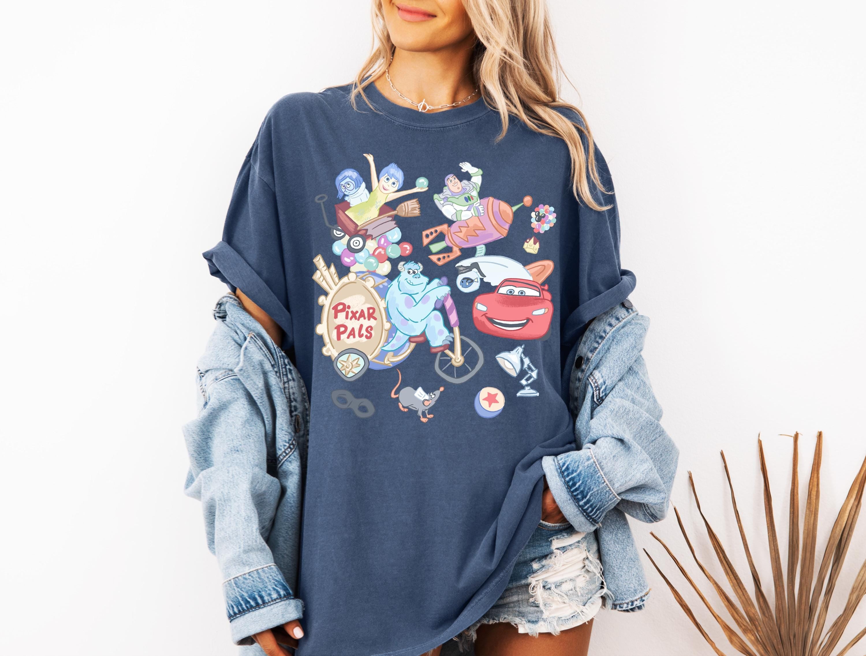 Disney Pixar Cars Monsters Comfort Colors T-Shirt