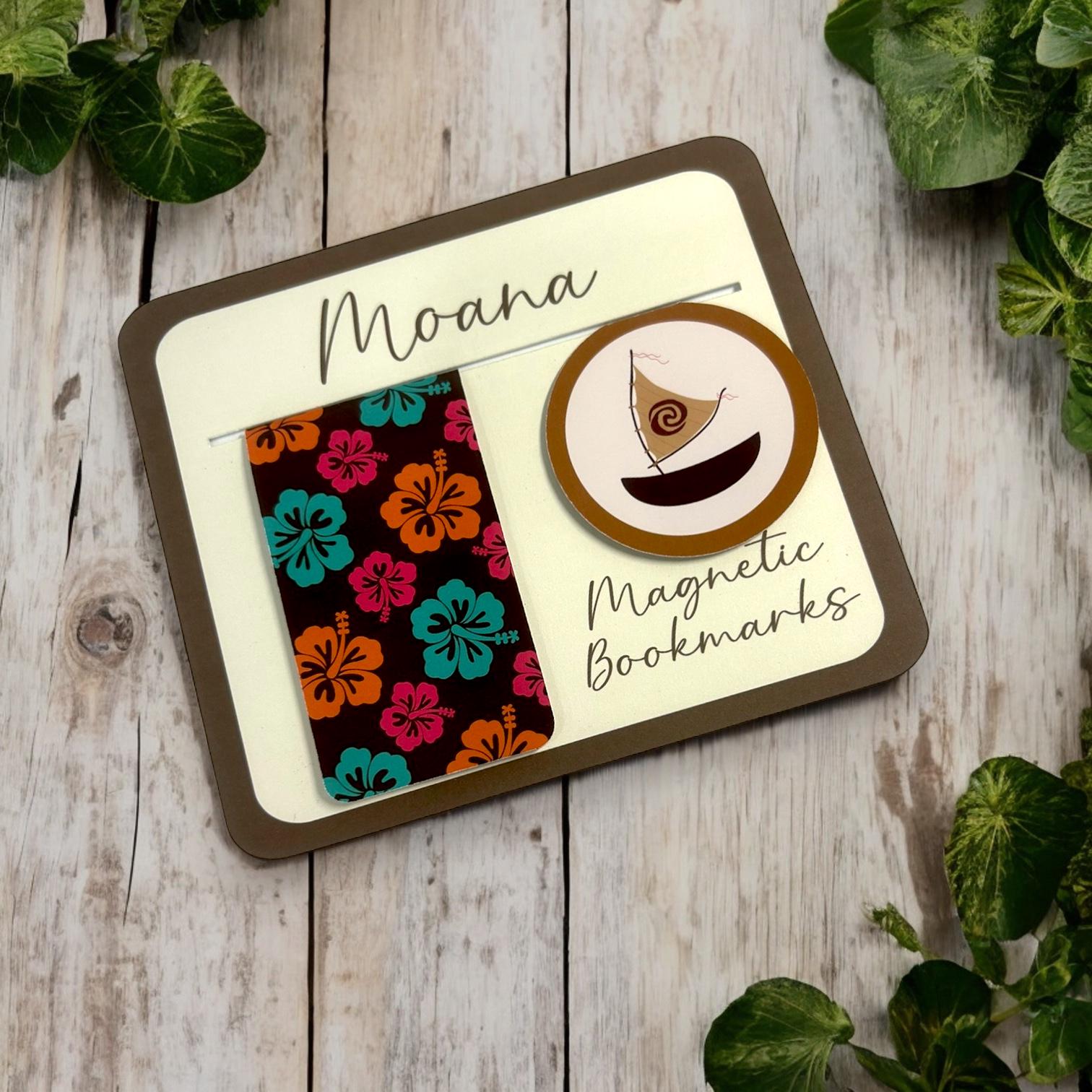 Disney Moana Bookmark Magnetic Bookmark Set