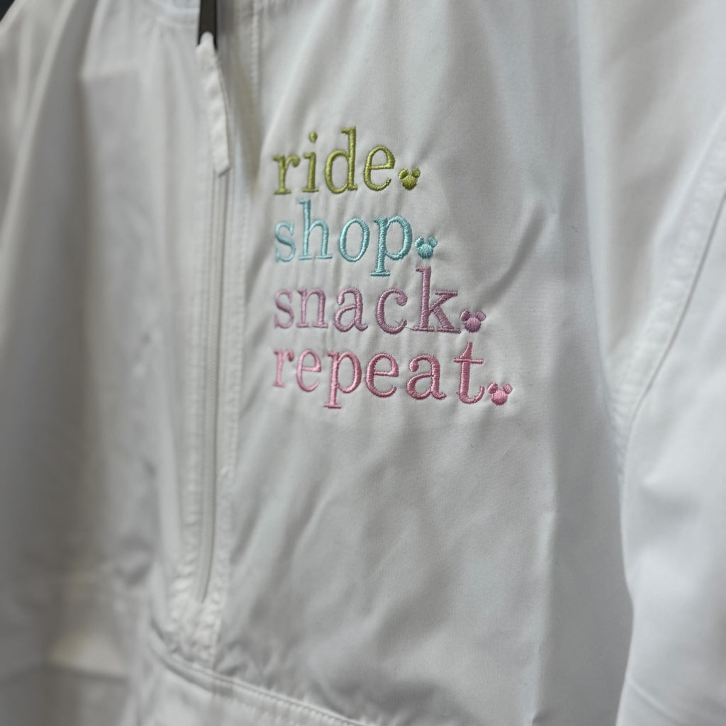 Disney Inspired Park Icons Windbreaker Jacket Champion Anorak