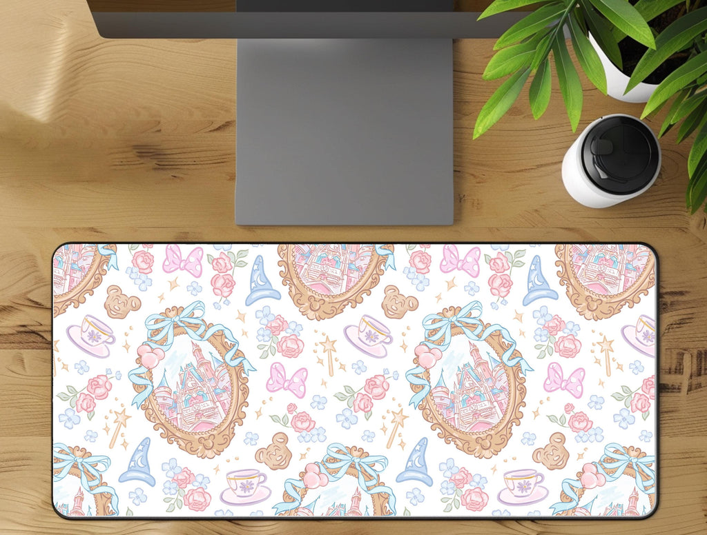 Disney Castle Fantasmic Desk Mat Mousepad