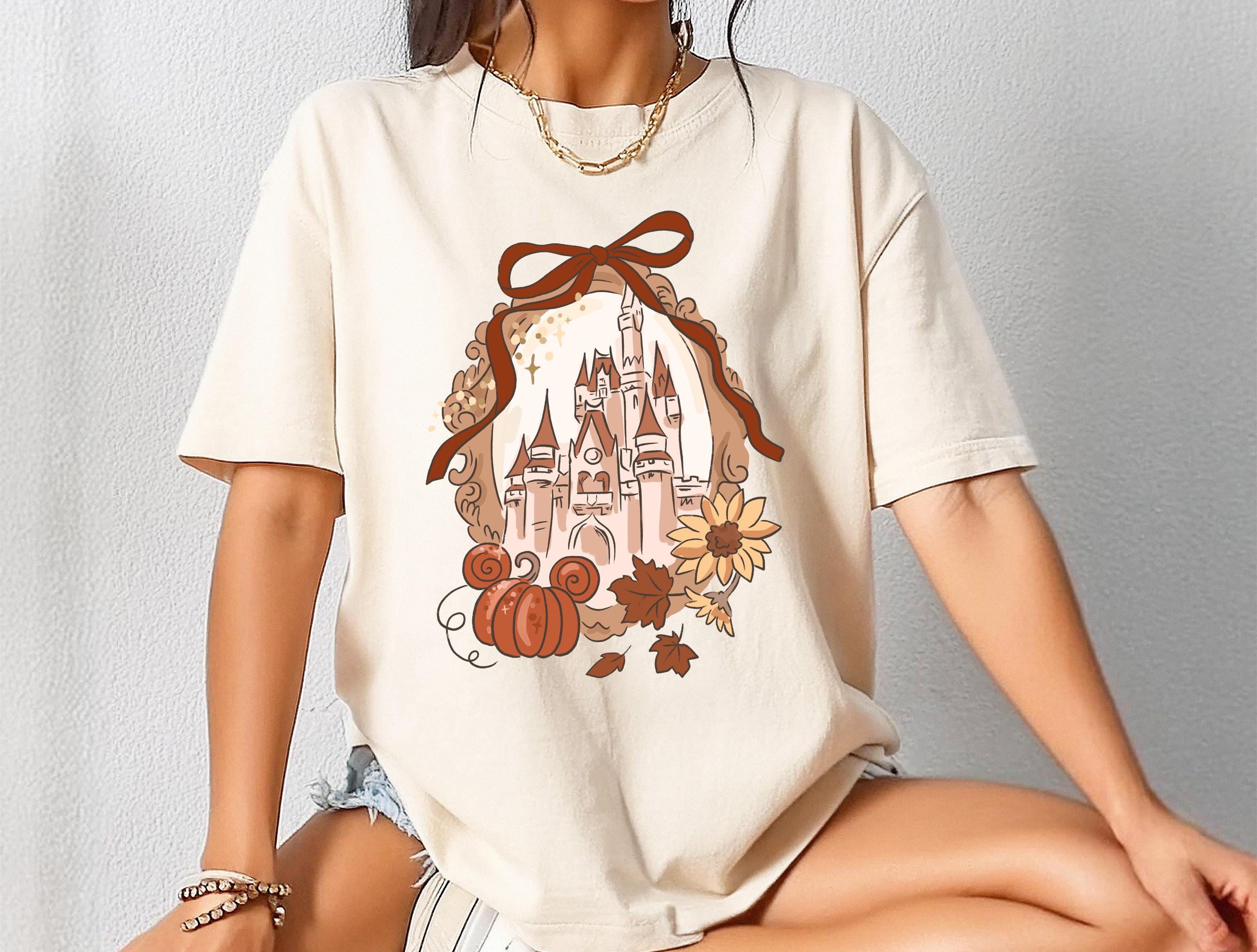 Disney Fall Castle T-Shirt Comfort Color Halloween Tee