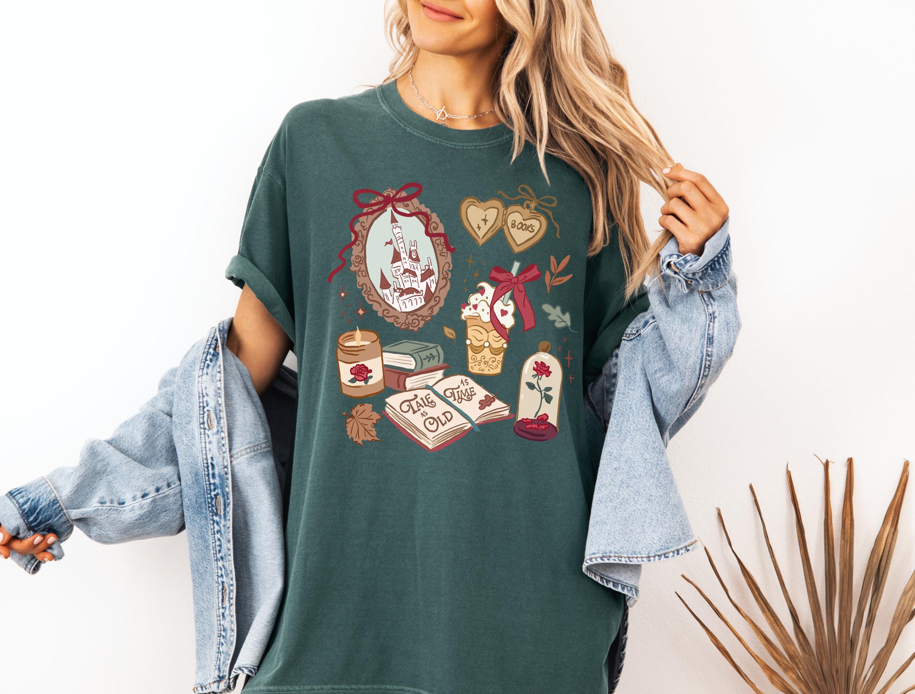 Disney Belle Beauty Beast T-Shirt Comfort Color Coquette