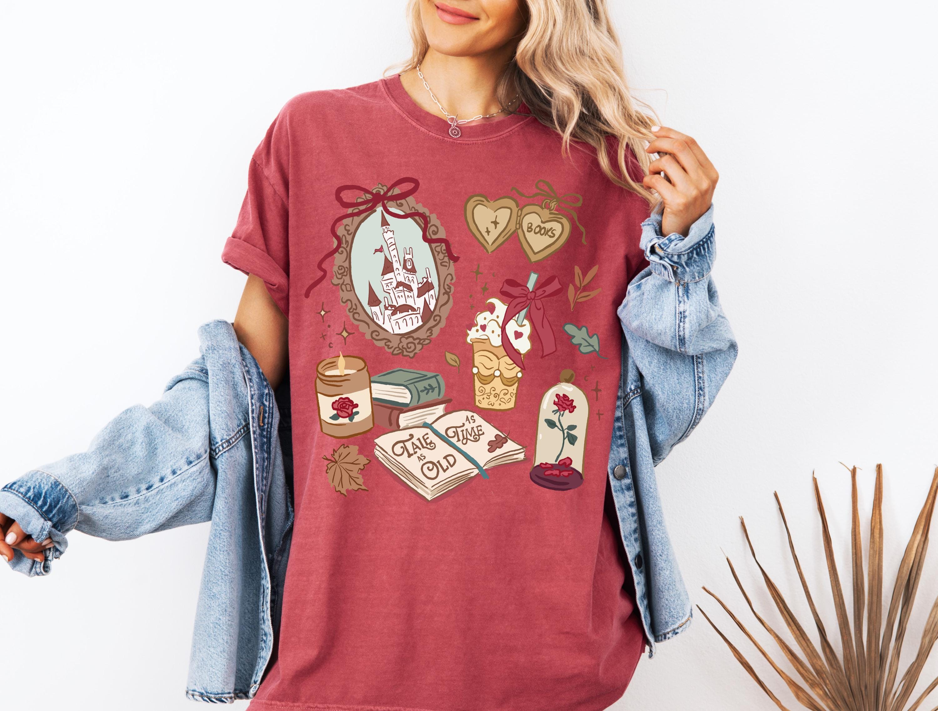 Disney Belle Beauty Beast T-Shirt Comfort Color Coquette