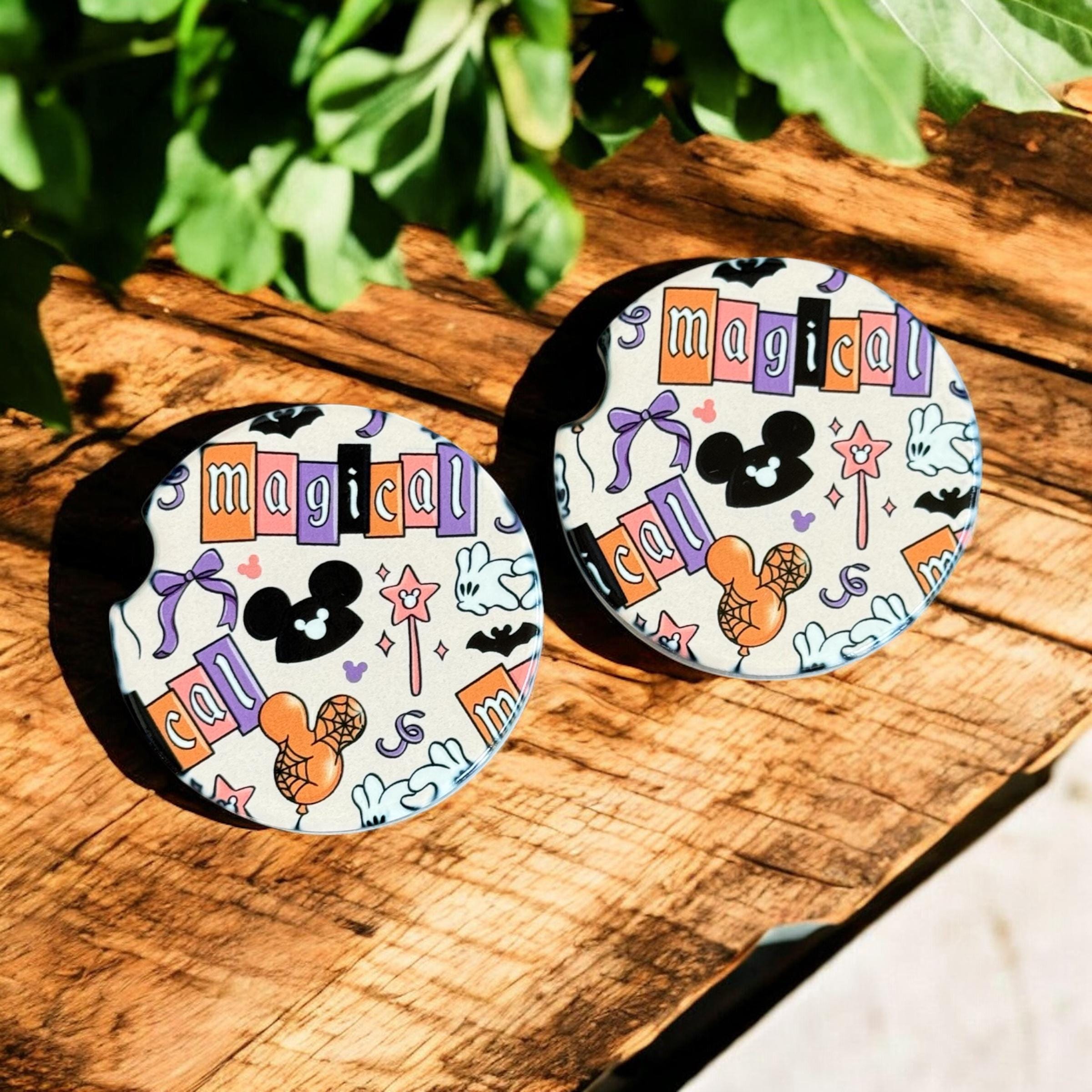 Disney Mickey Halloween Car Coaster Set of 2
