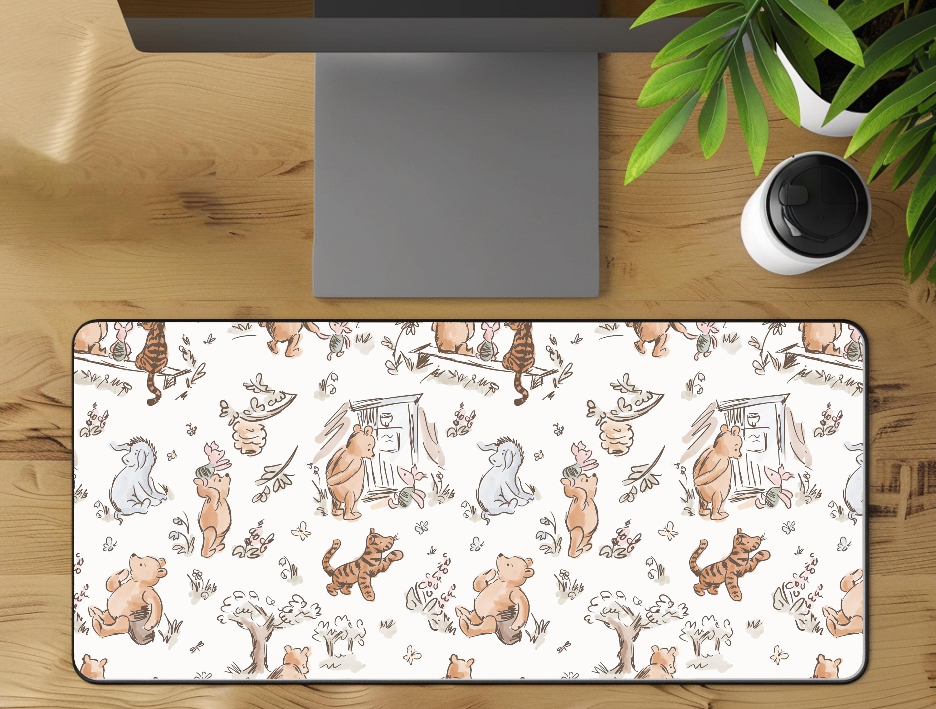 Disney Pooh Desk Mat Mousepad Office Decor