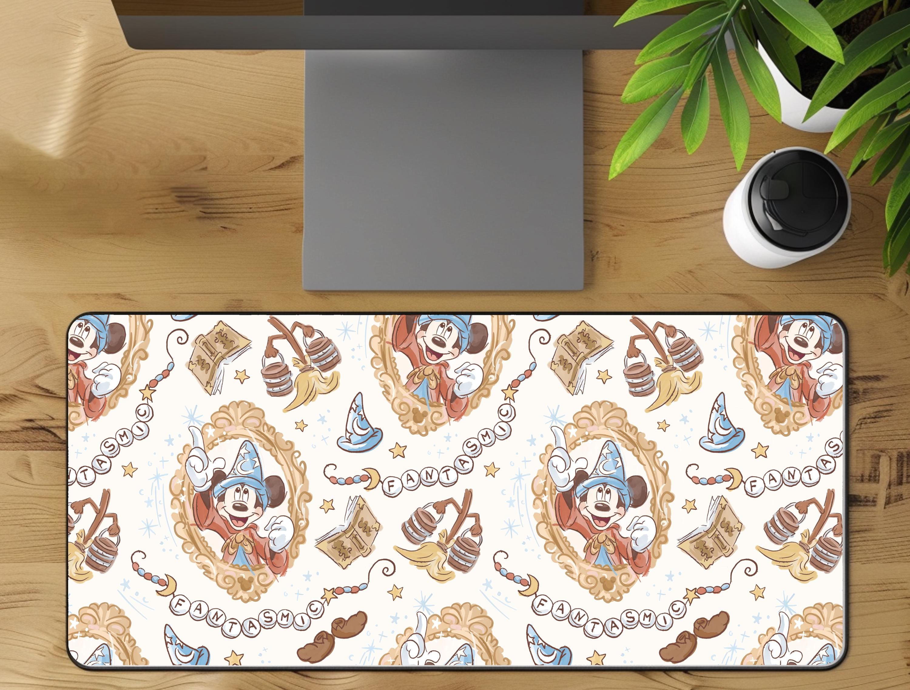 Disney Sorcerer Mickey Fantasmic Desk Mat Mousepad