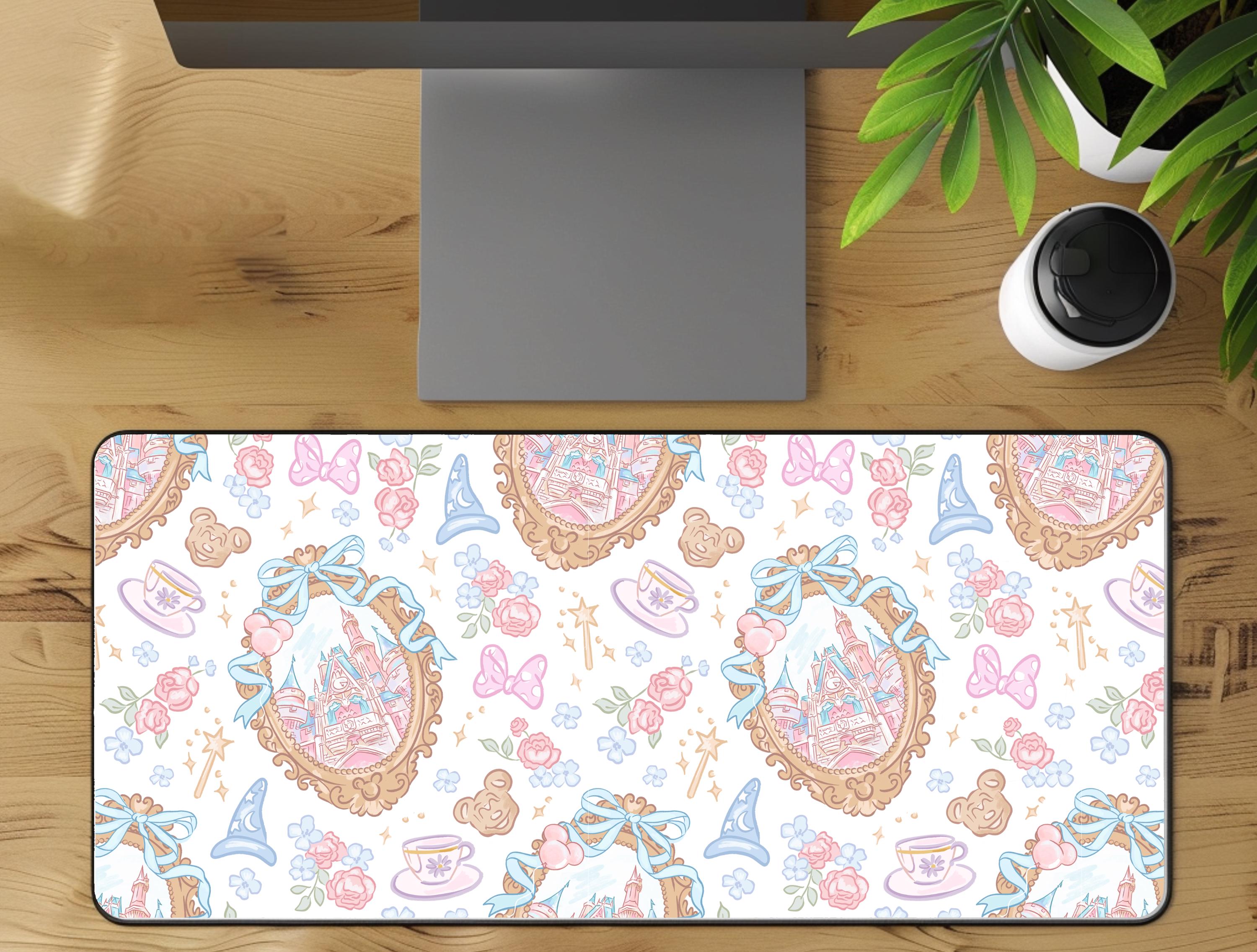 Disney Castle Fantasmic Desk Mat Mousepad