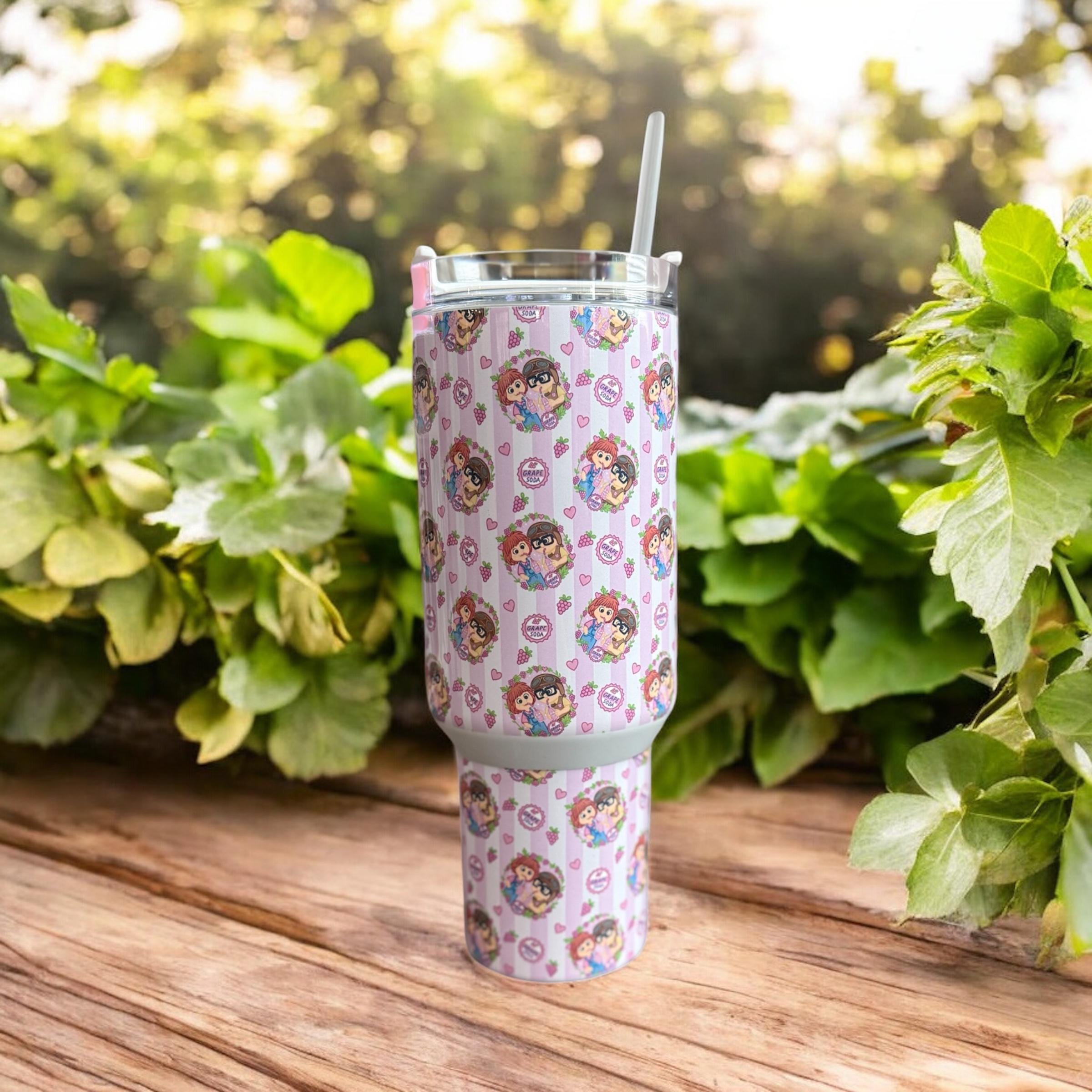 Disney Up! Carl Ellie Stanley Style Tumbler 40 OZ Cup
