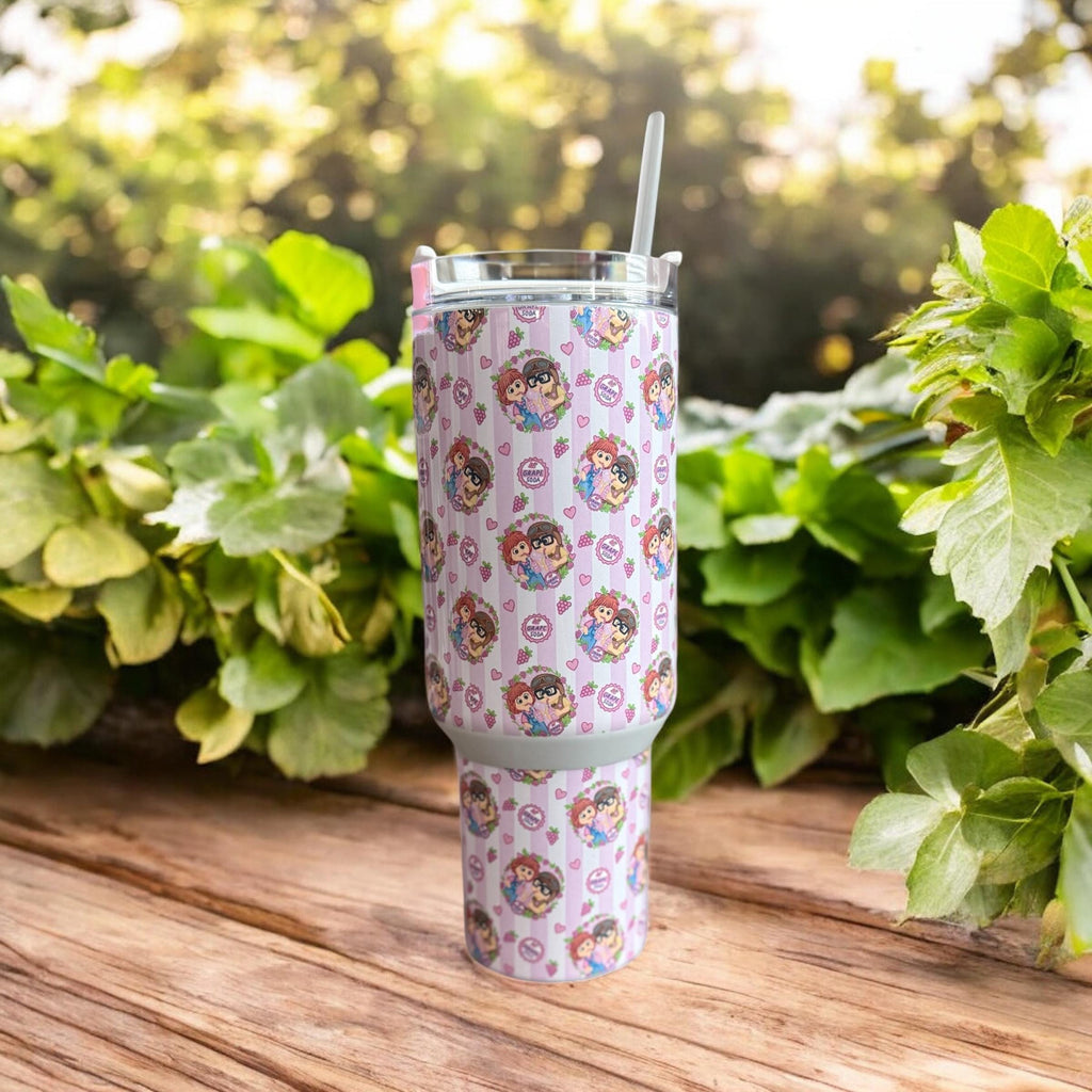 Disney Up! Carl Ellie Stanley Style Tumbler 40 OZ Cup