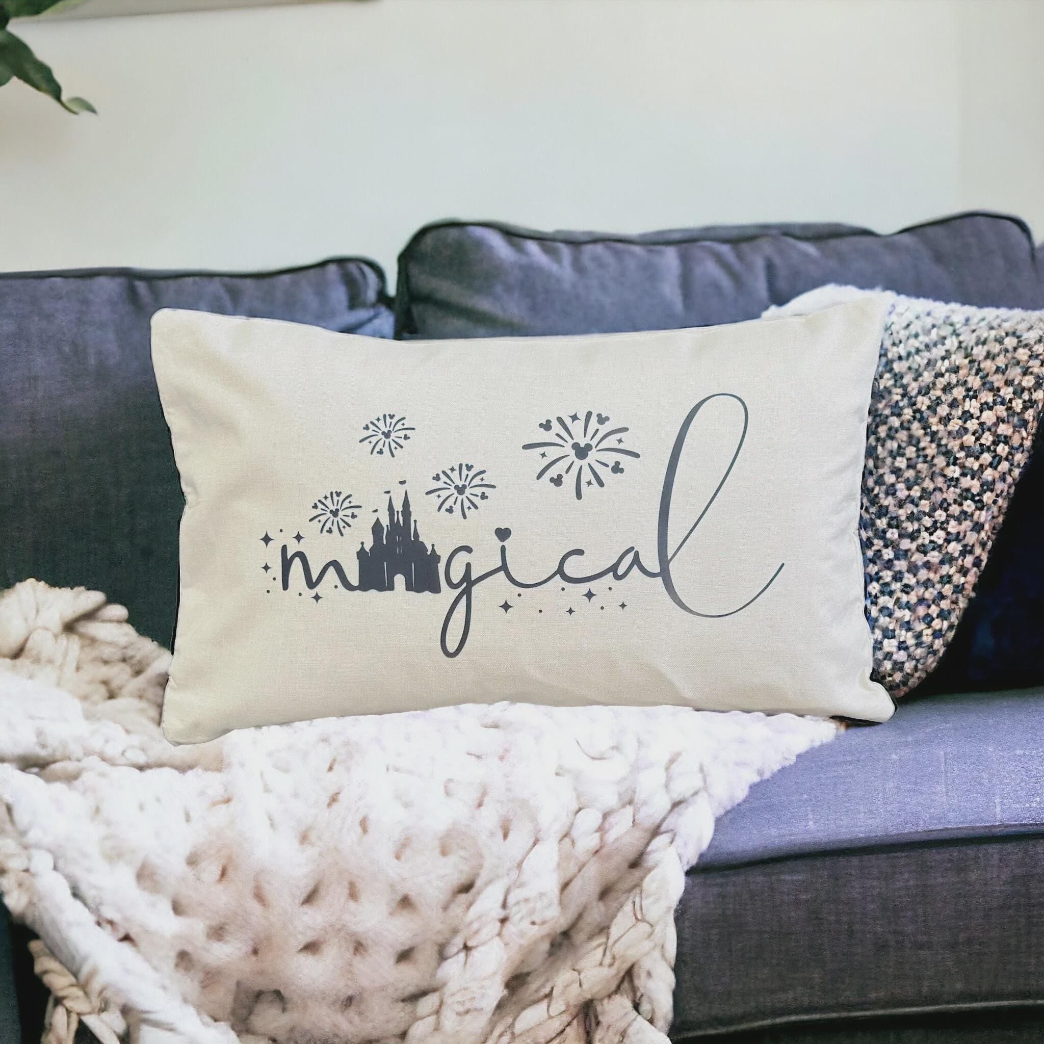 Disney Magical Castle Decorative Throw Pillow