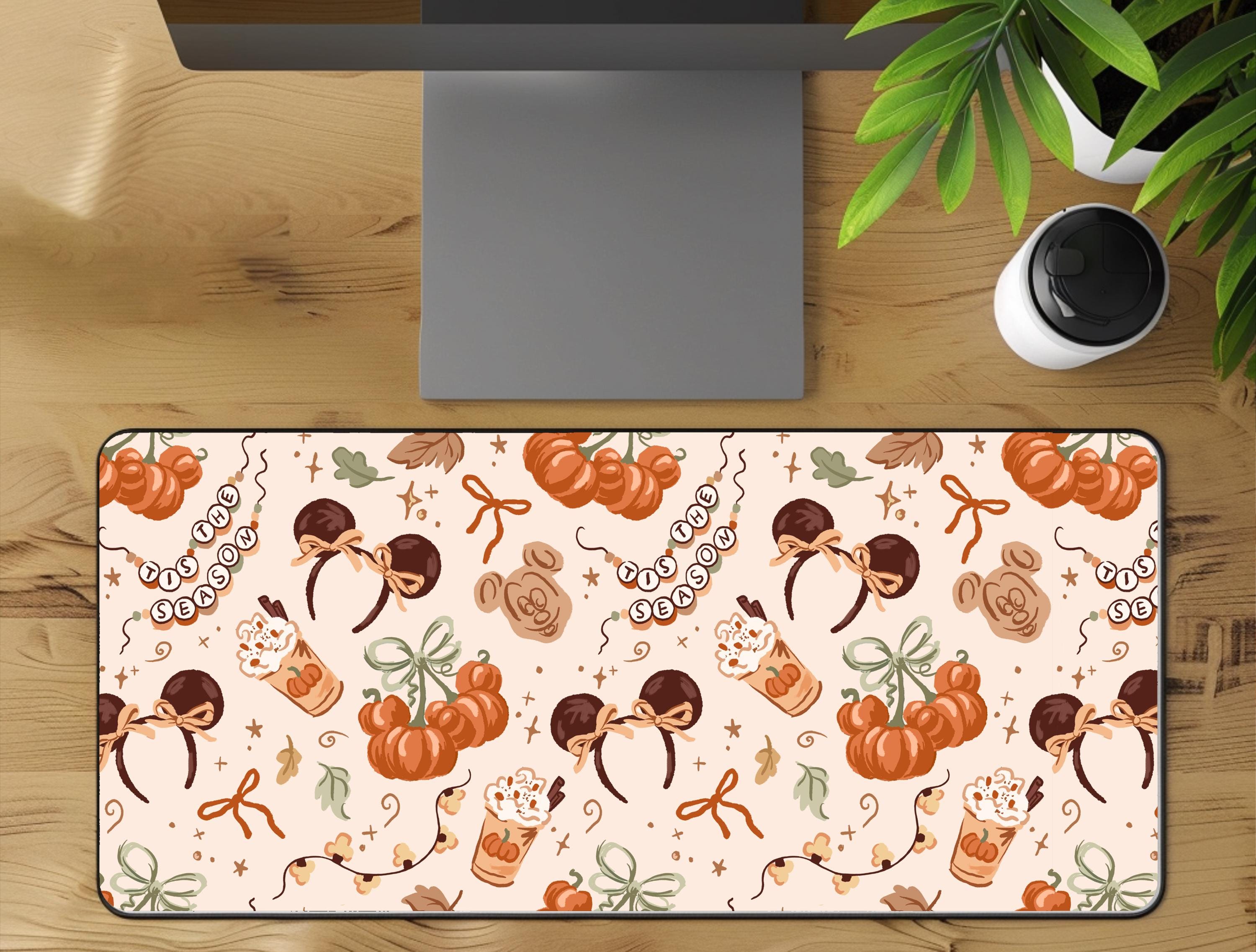 Disney Fall Halloween Mickey Desk Mat Mousepad Office Decor