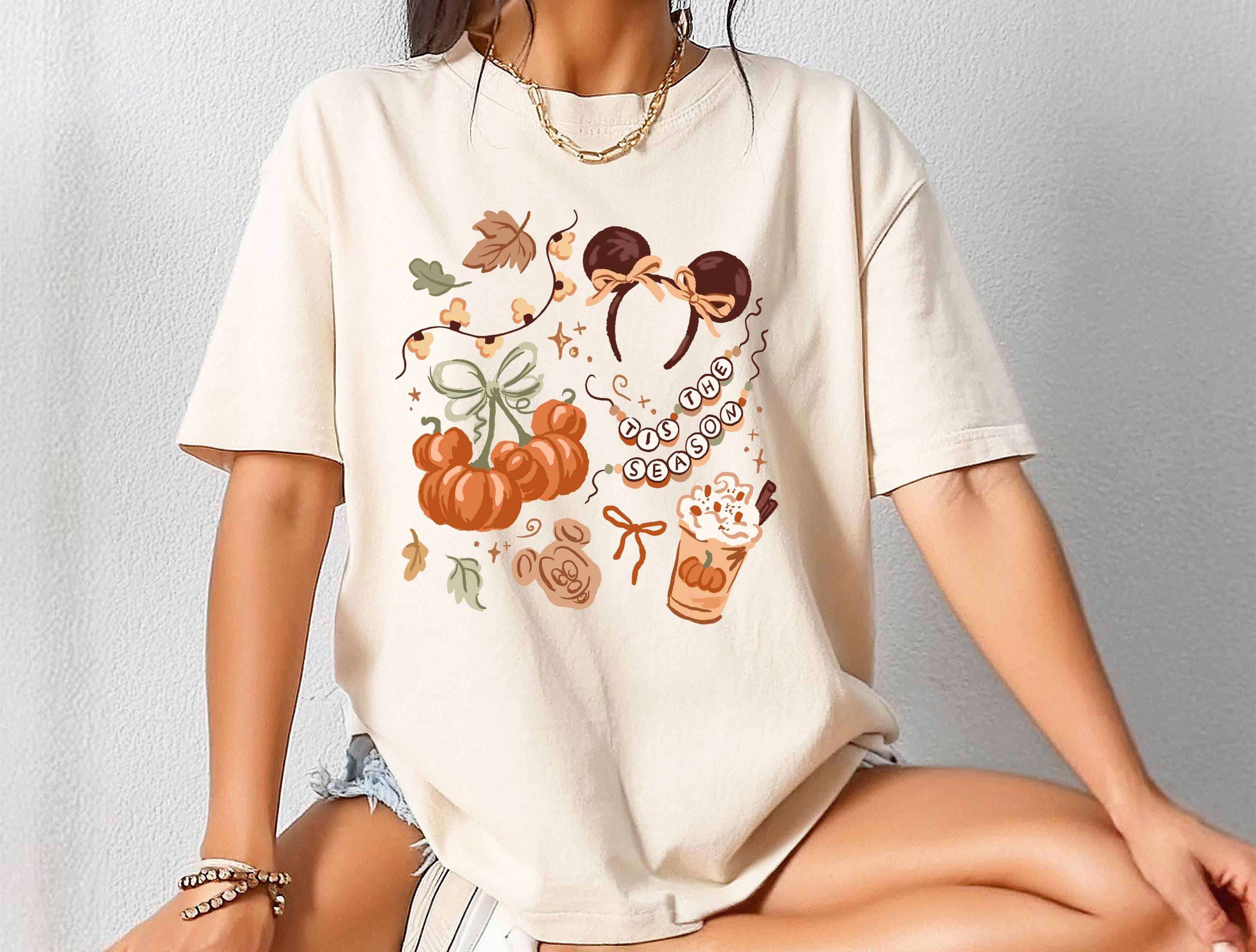 Disney Mickey Fall Pumpkin Halloween T-Shirt Comfort Colors