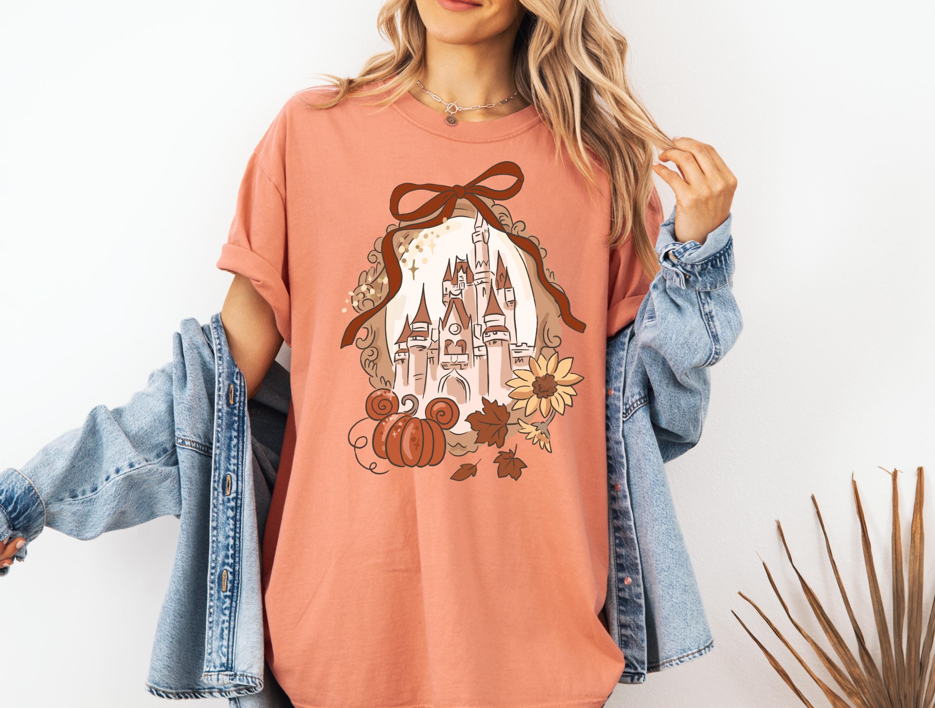 Disney Fall Castle T-Shirt Comfort Color Halloween Tee