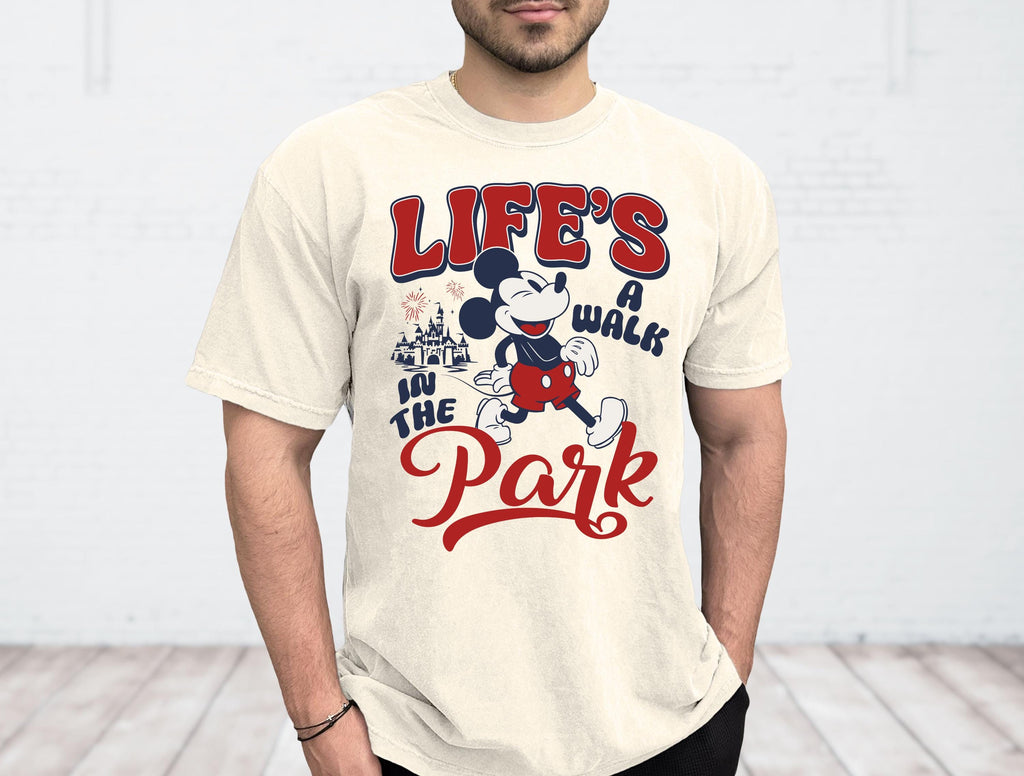 Disney Mickey Comfort Color T-Shirt Vacation Park Tee