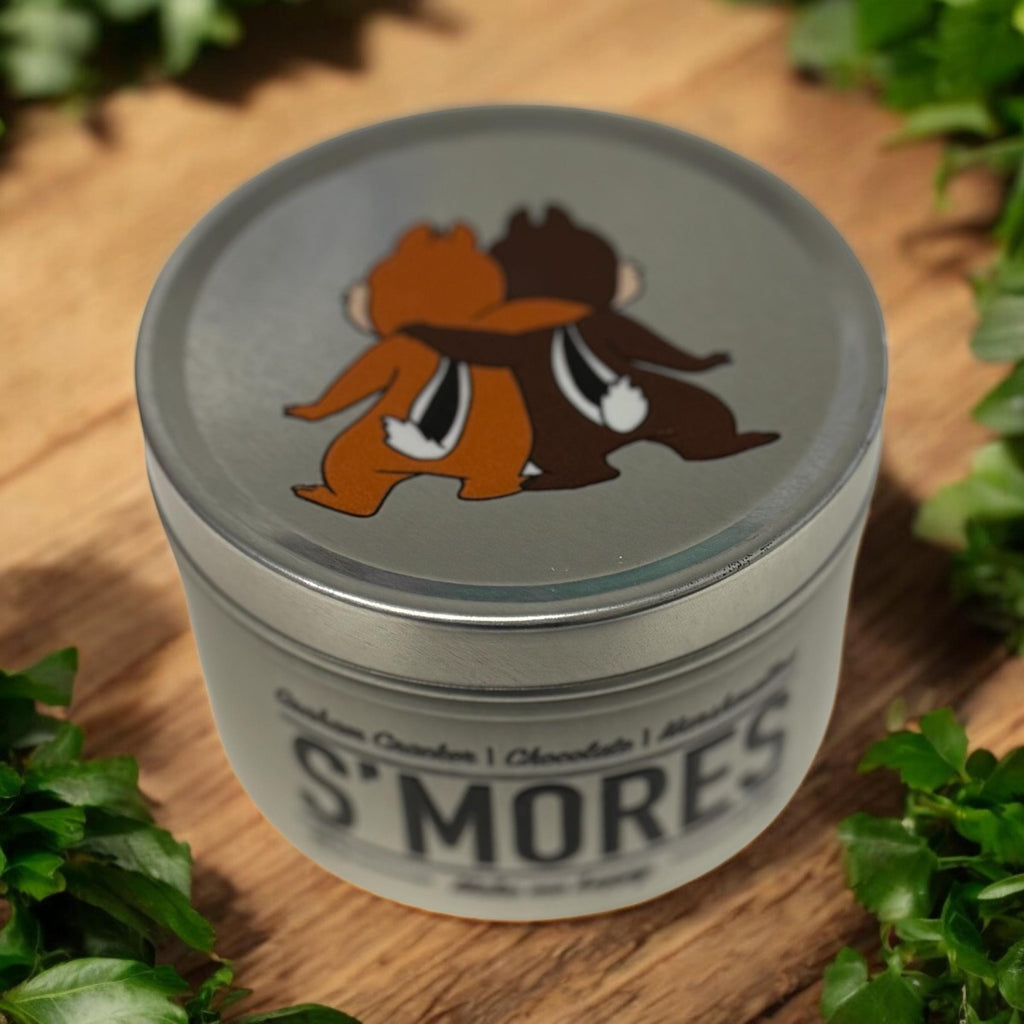Disney Chip Dale Smores Candle Camping Candle Tin