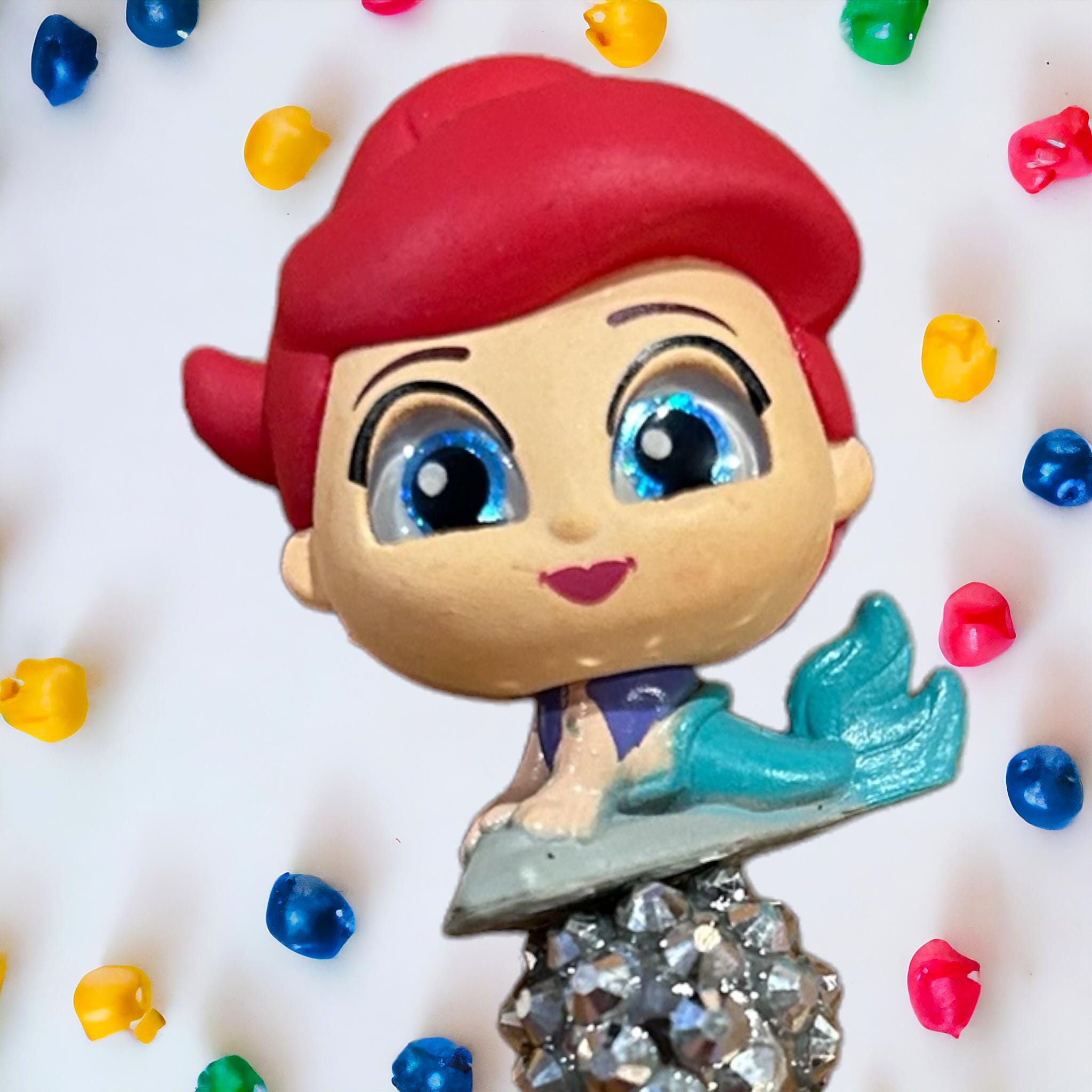 Disney Doorable Beaded Bling Pen Little Mermaid