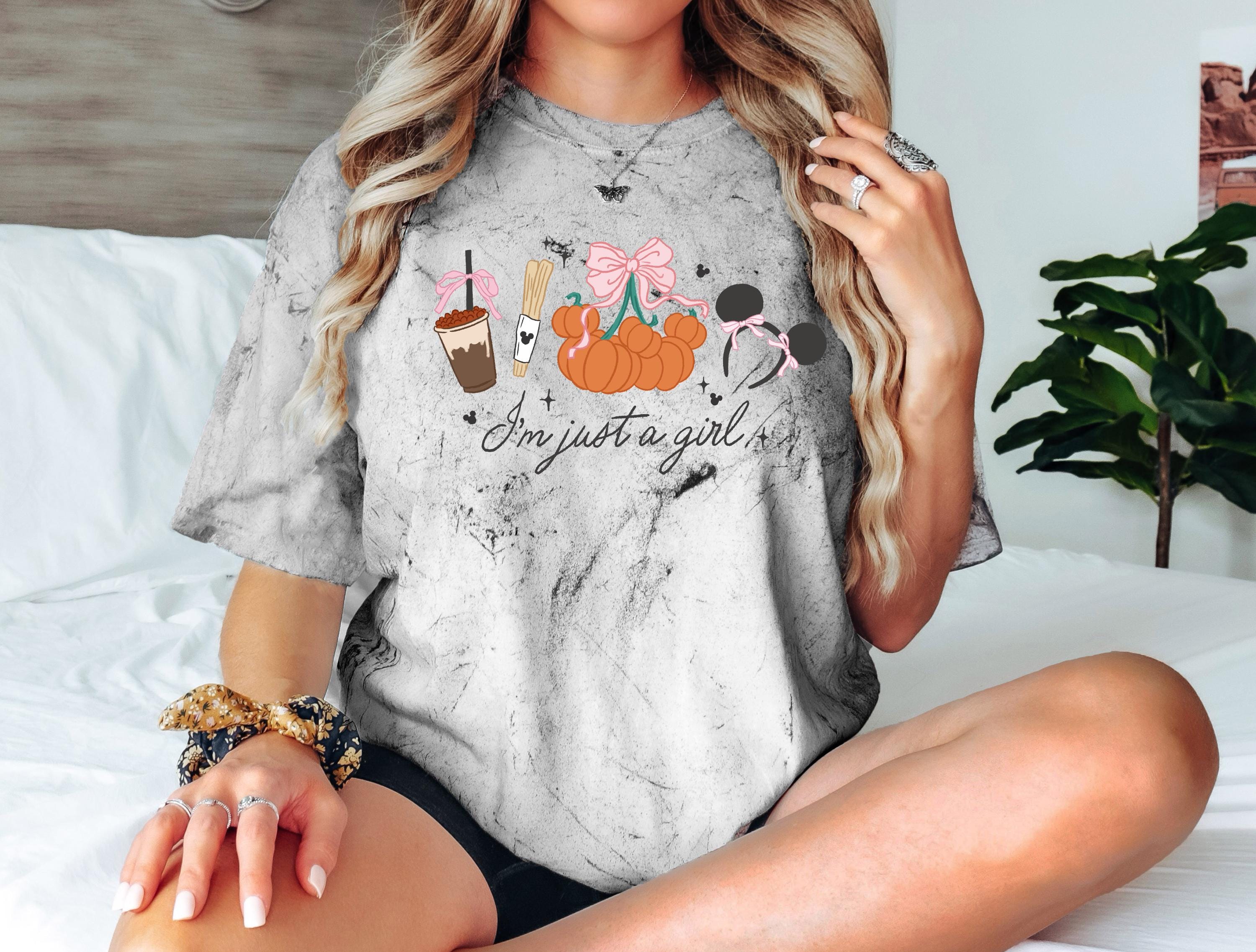 Disney Fall Mickey T-Shirt Comfort Color Coquette Shirt
